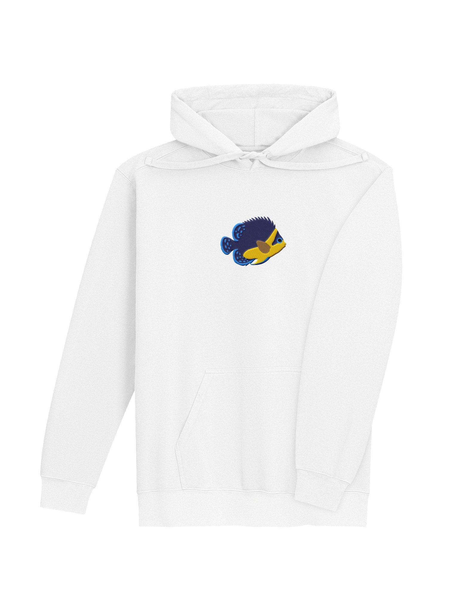 Venustus Angelfish Embroidered Hoodie | Saltwater Reef Aquarium & Ocean Lover Apparel product image (20)