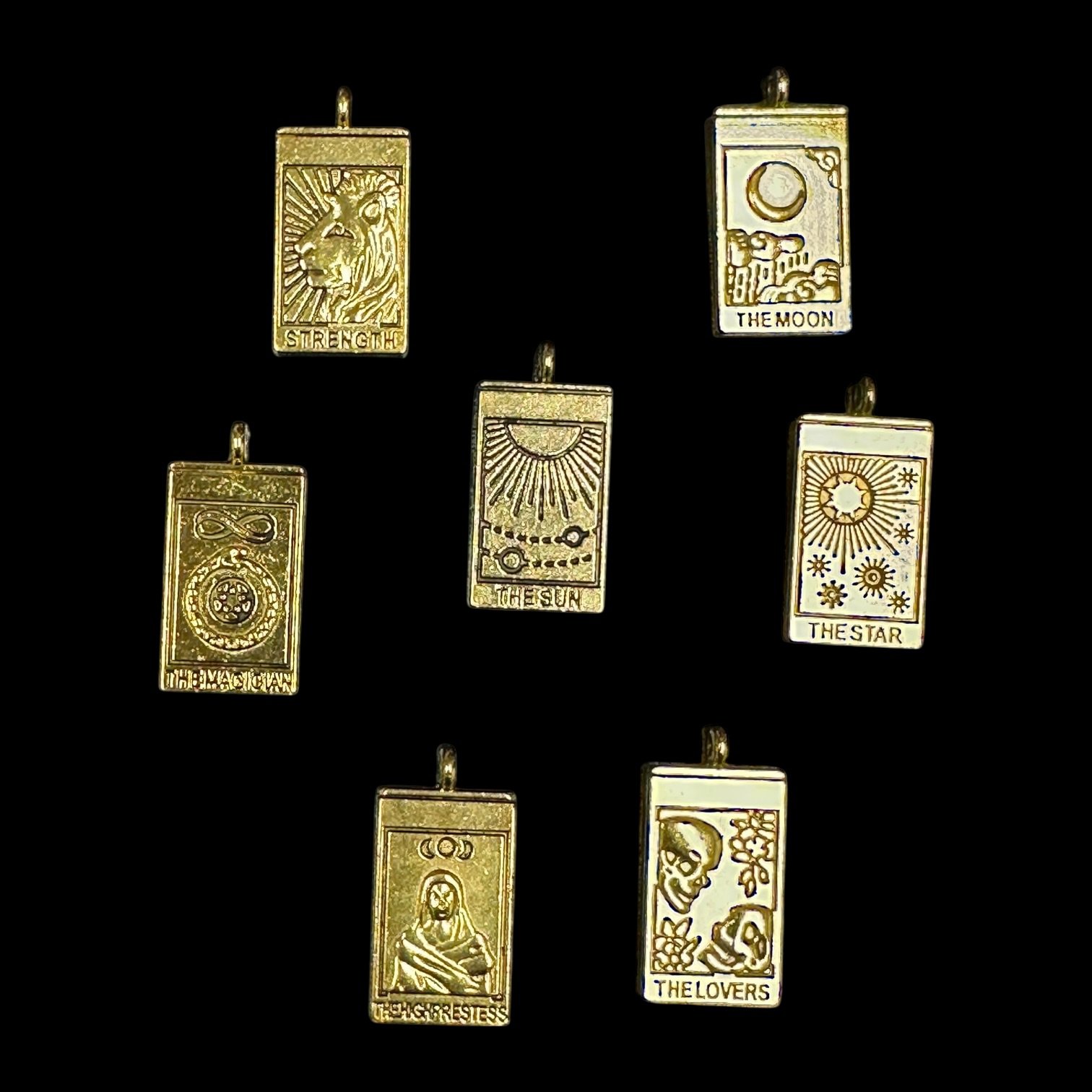 Tarot Cards Gold Whinny Winners Braid and Bridle Charms for Horses | Little Shop of Ponies product image (1)