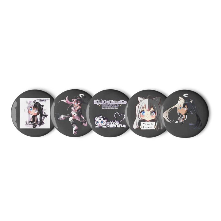 Pin Button - Limited Edition Collection #1 (Black) product image (1)