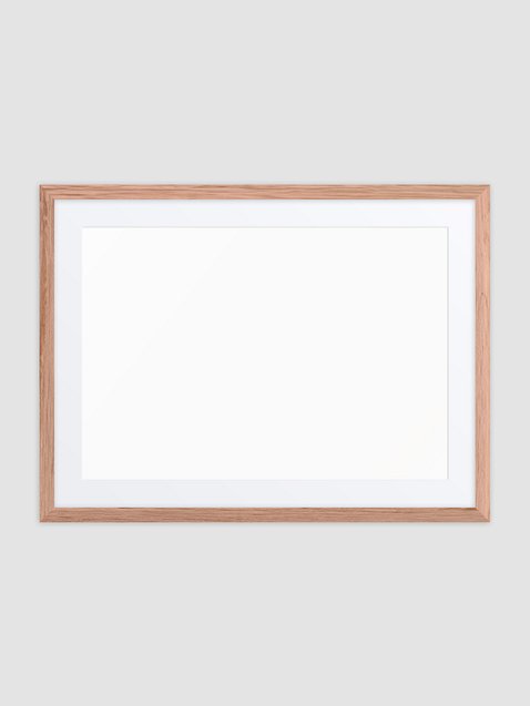 Photo showing Matte Paper Framed Poster With Mat (in)