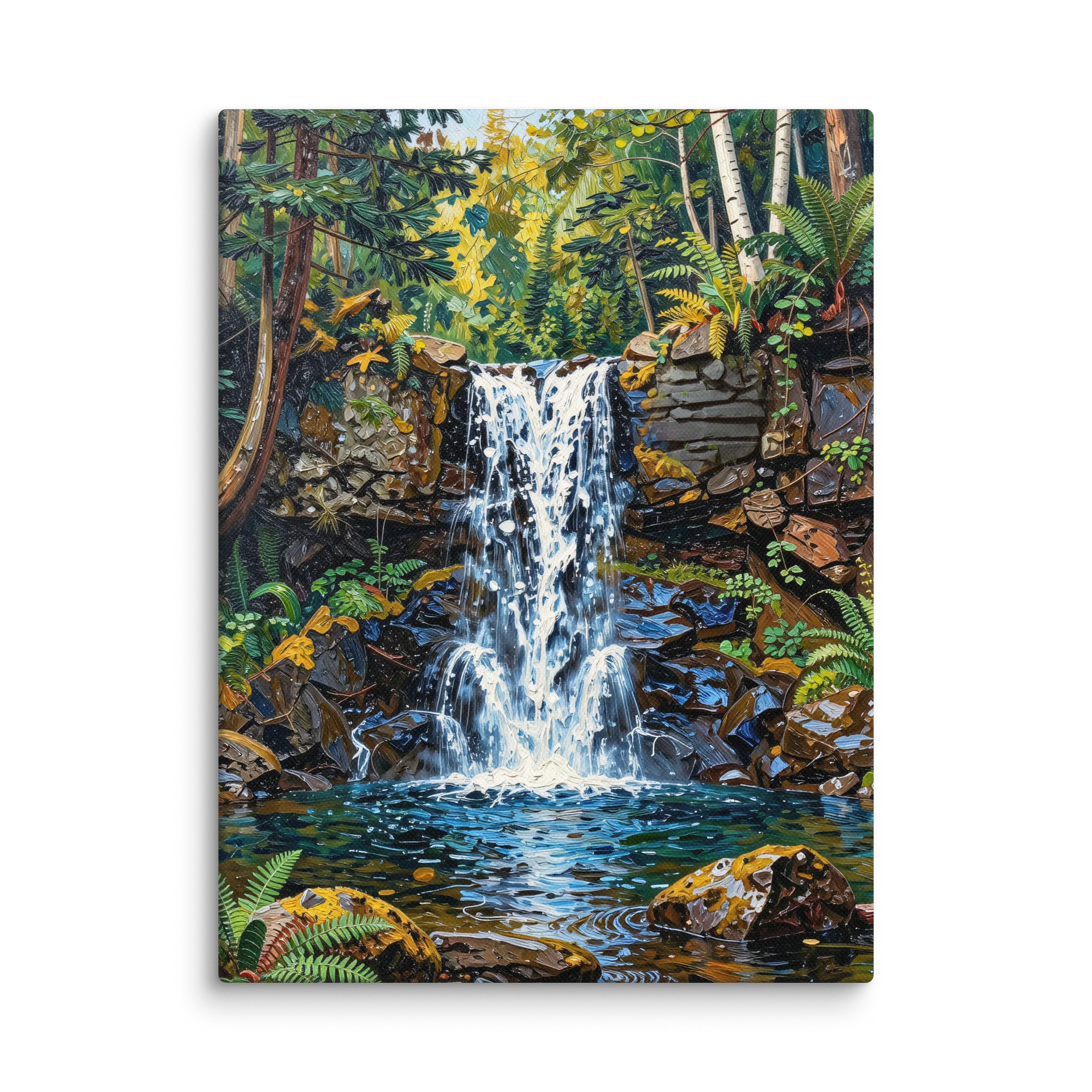 Waterfall in the Woods Canvas Print product image (1)