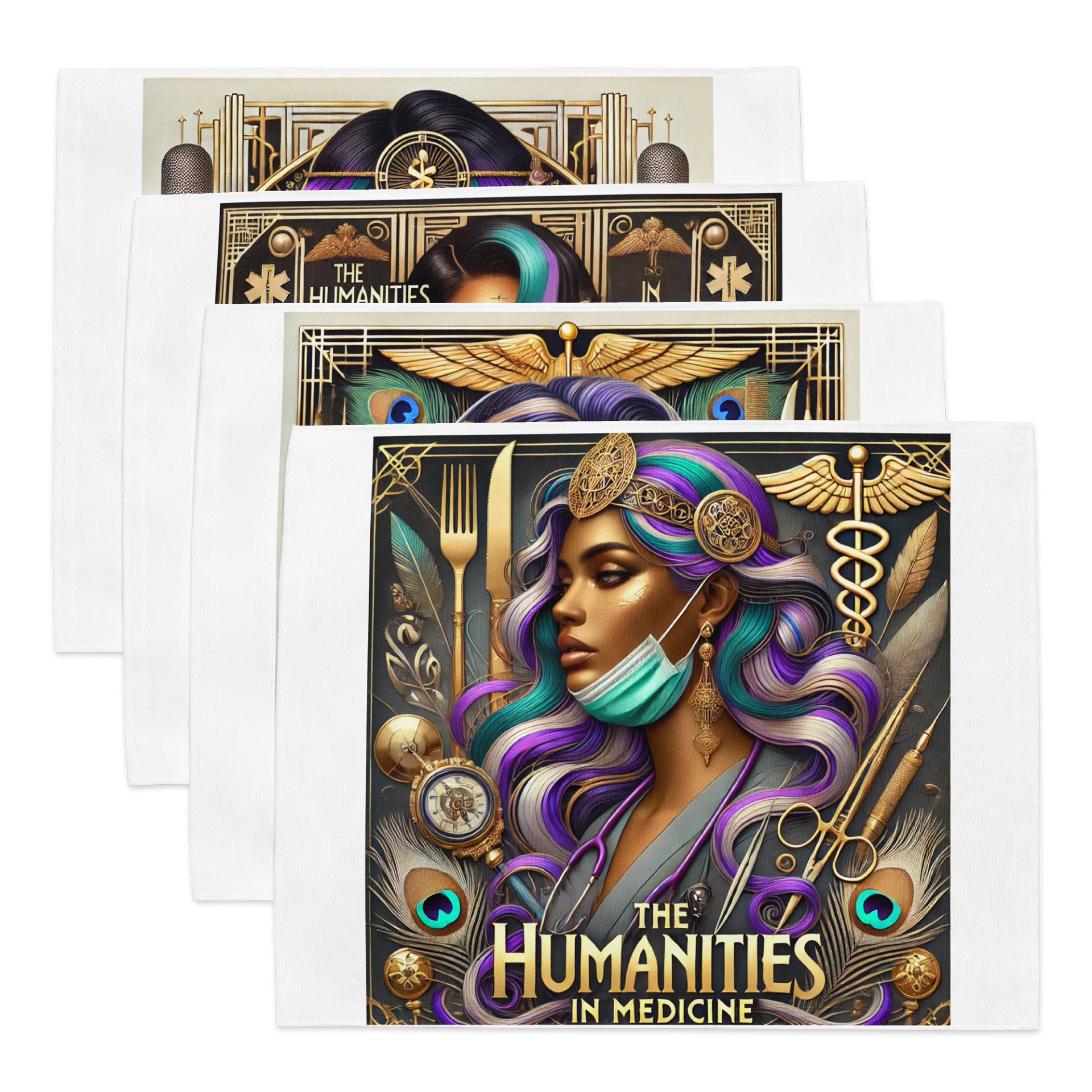 Humanities In Medicine Healthcare Heroines Custom Curated Placemat Set product image (1)