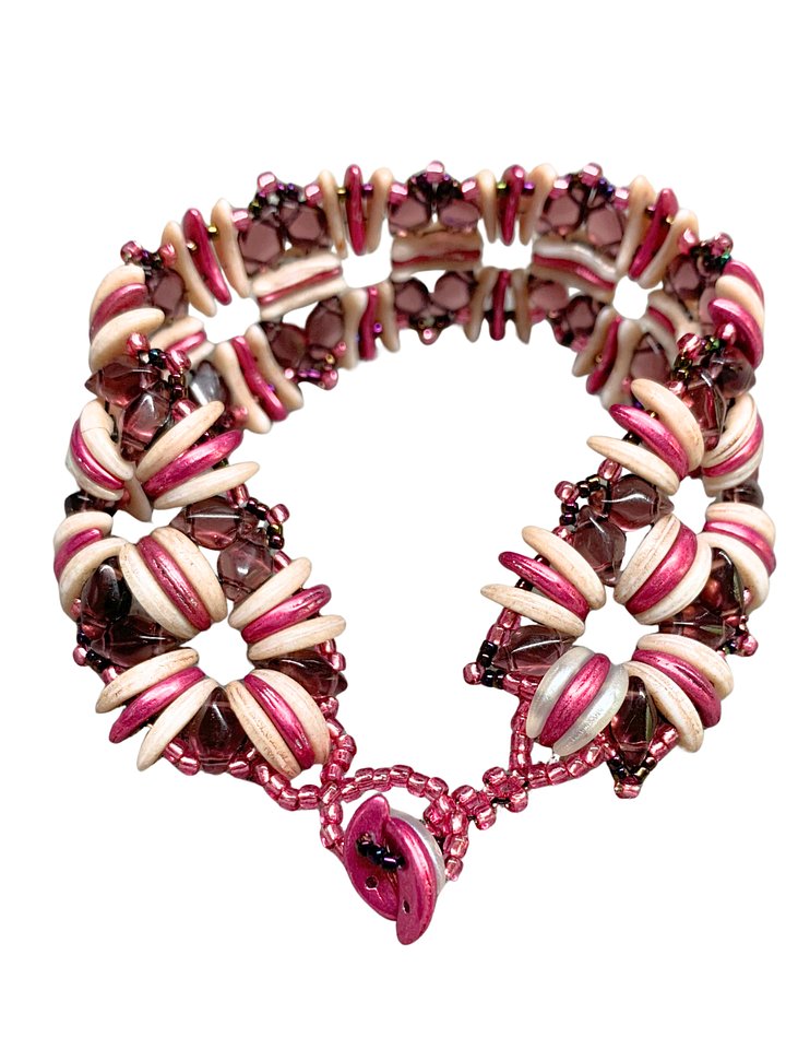 Operetta Beaded Bracelet - Pink product image (2)