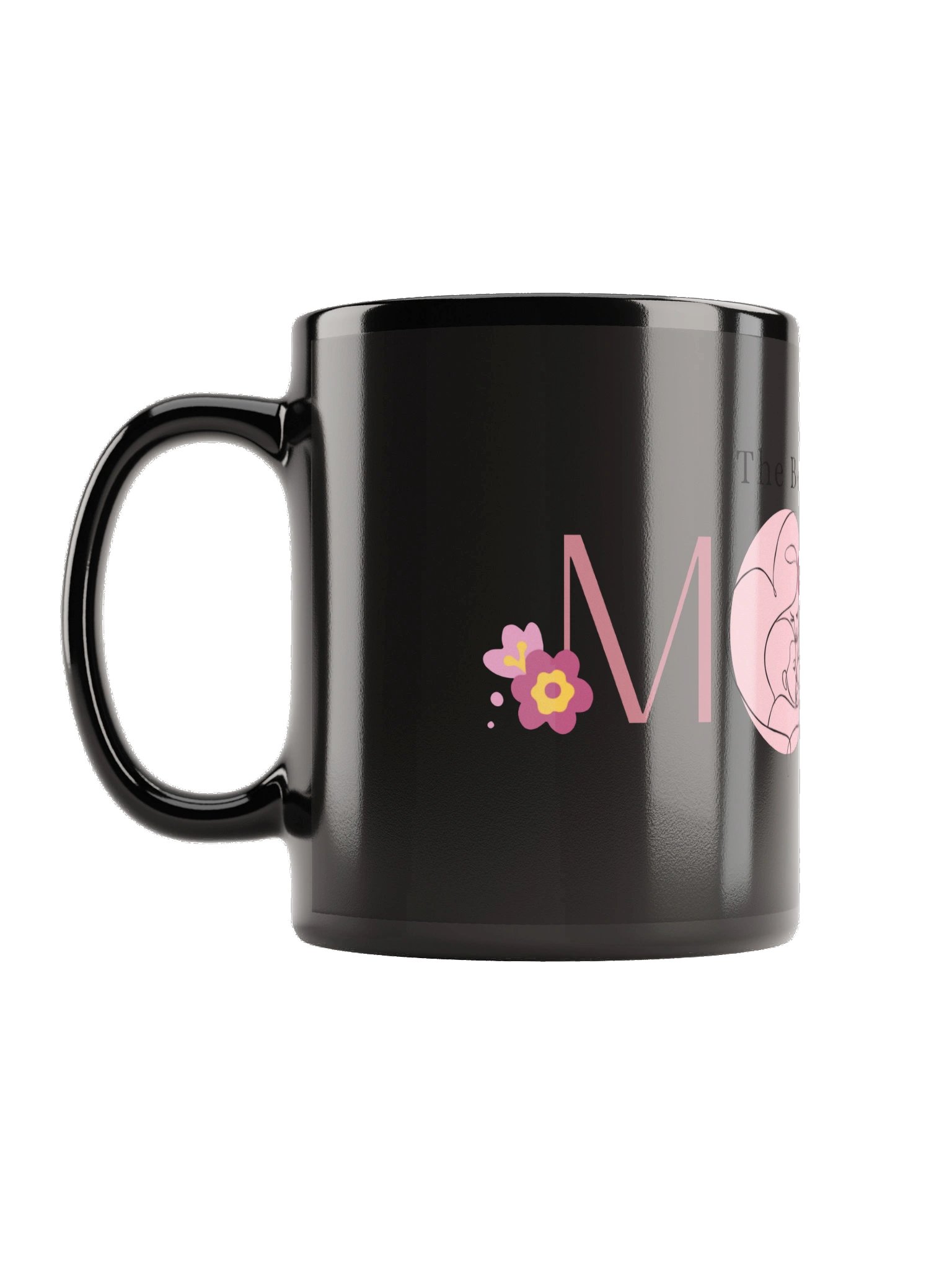 The Best Mom Black Mug product image (2)