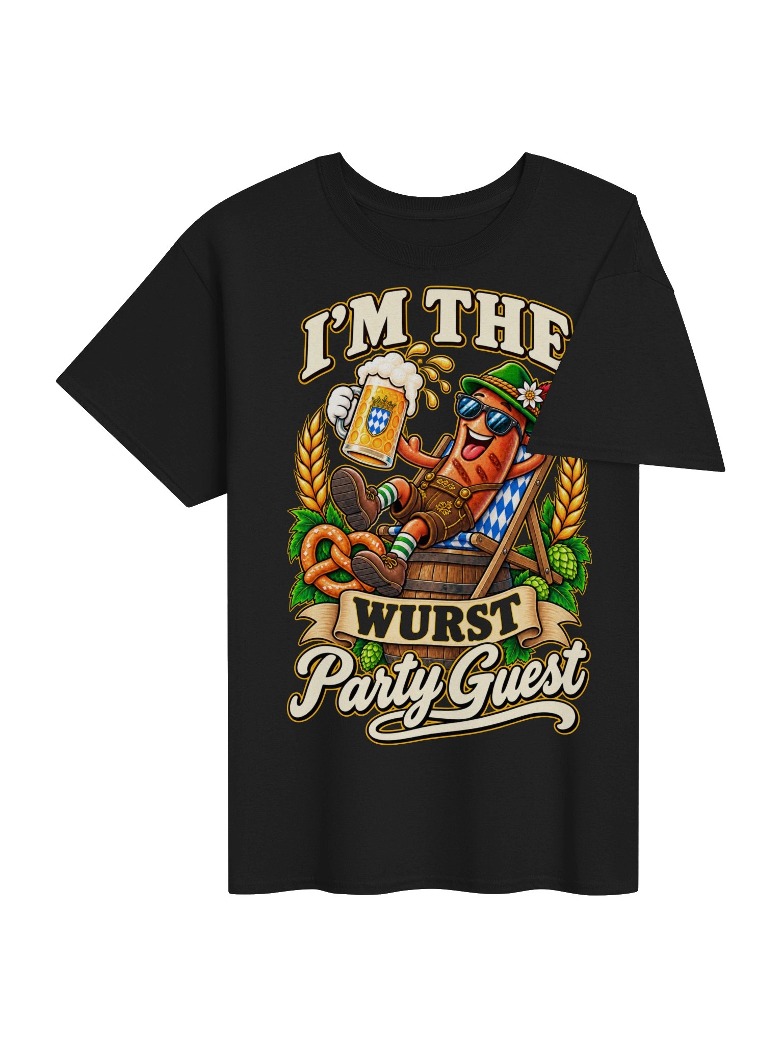 I’m the Wurst Party Guest Funny Oktoberfest Vintage Tee product image (37)