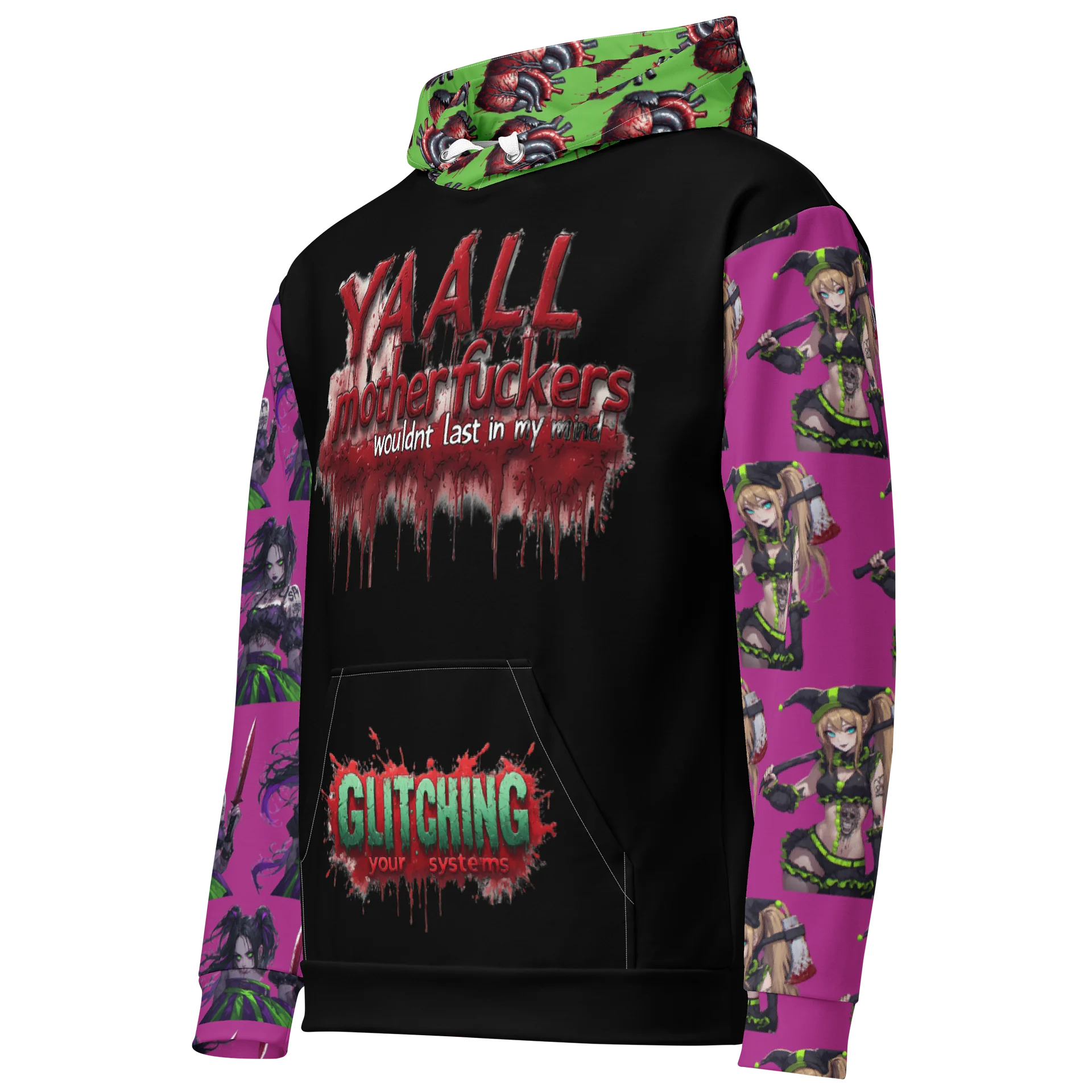 Blood Drip Mind Unisex Hoodie product image (3)