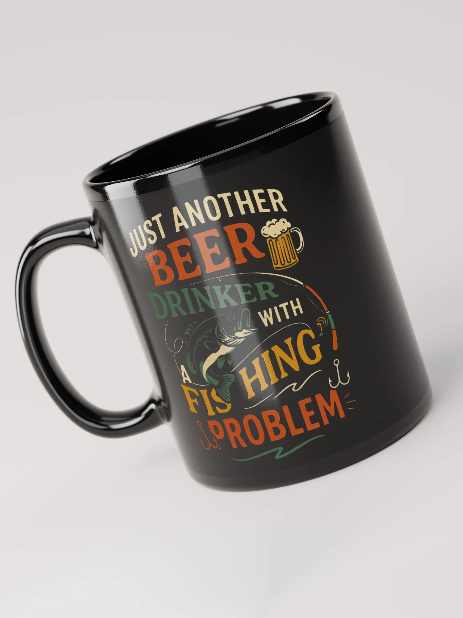 Fishing Mug – Just Another Beer Drinker with a Fishing Problem product image (5)
