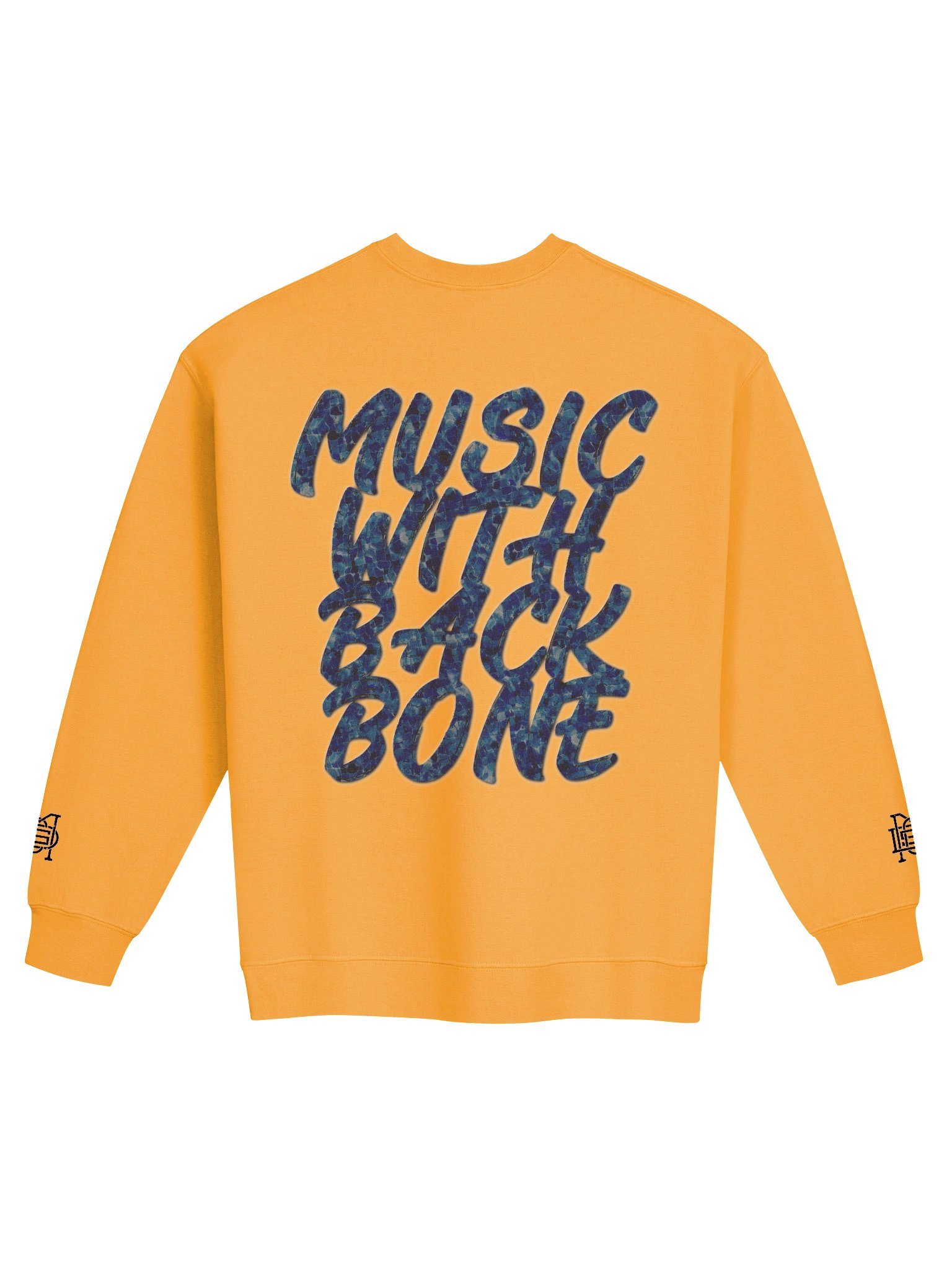 5 YRS OF SPYNAL X CUSSDEM YL/WHT BIG LOGO CREWNECK product image (2)