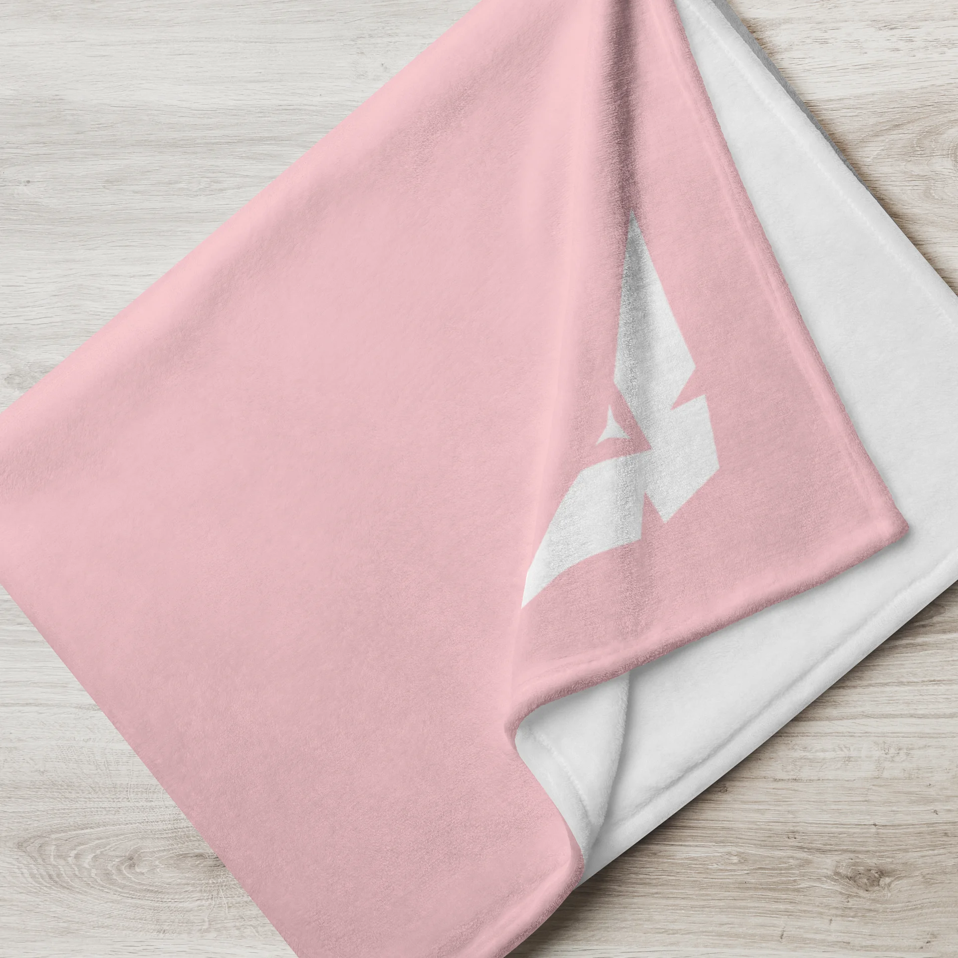 Logo Throw Blanket (Pink) product image (1)