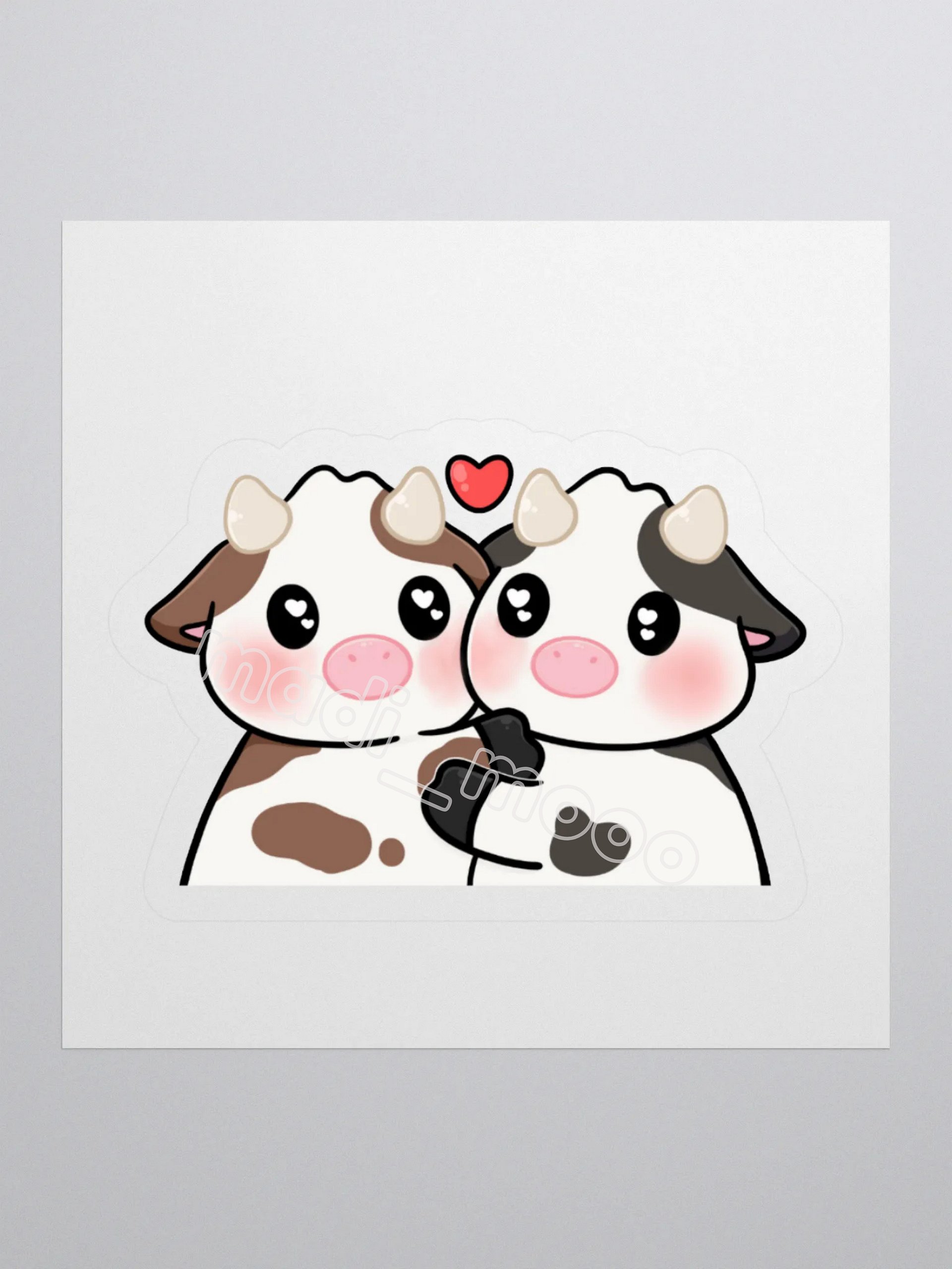Cow Hugs Sticker product image (1)
