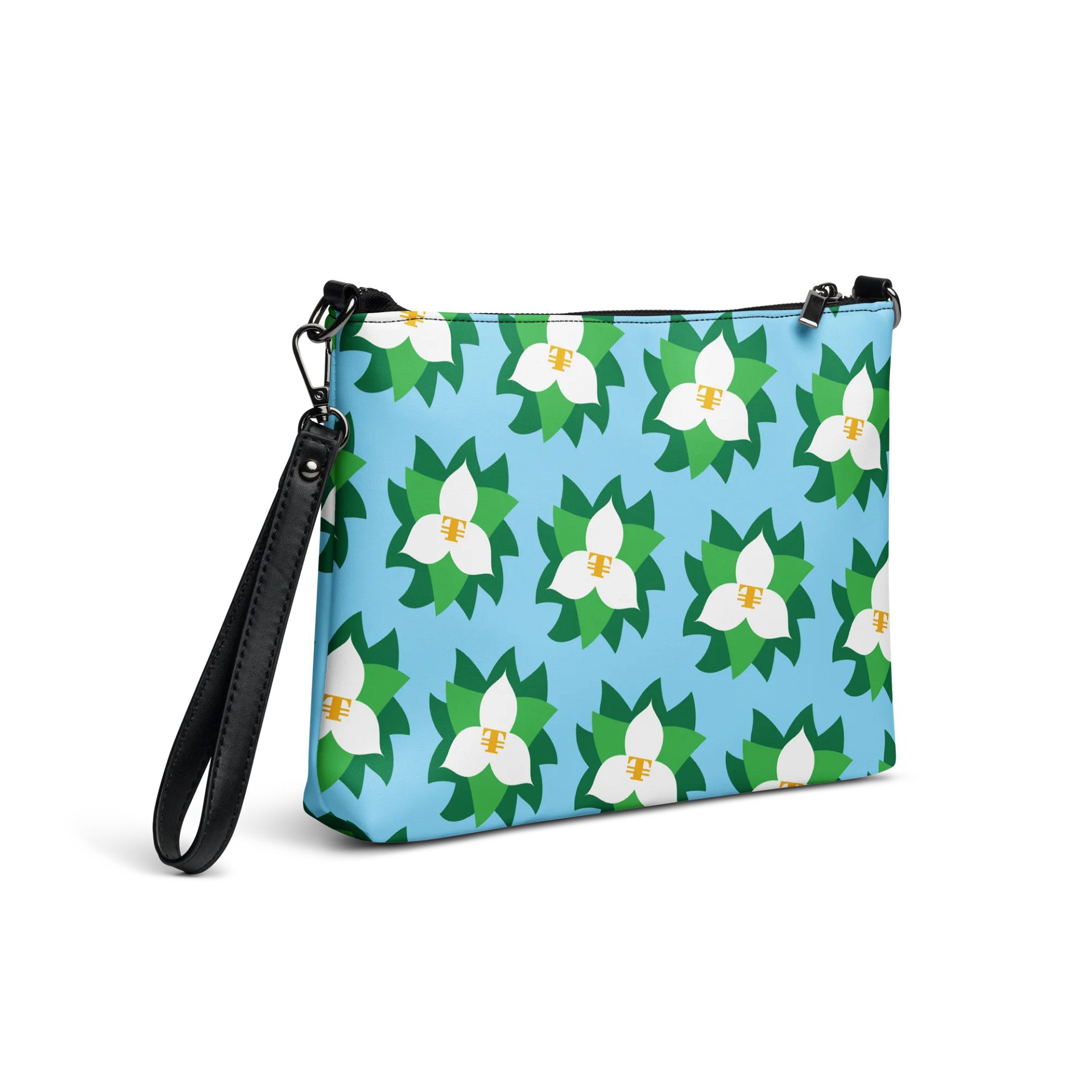 Trilliumnaire™ Full-Flower Faux Leather Crossbody Bag product image (6)