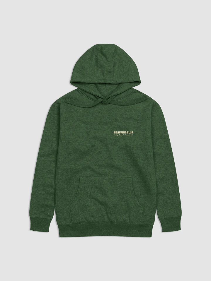 Believers Club Cotton Heritage Unisex Premium Hoodie Green product image (1)