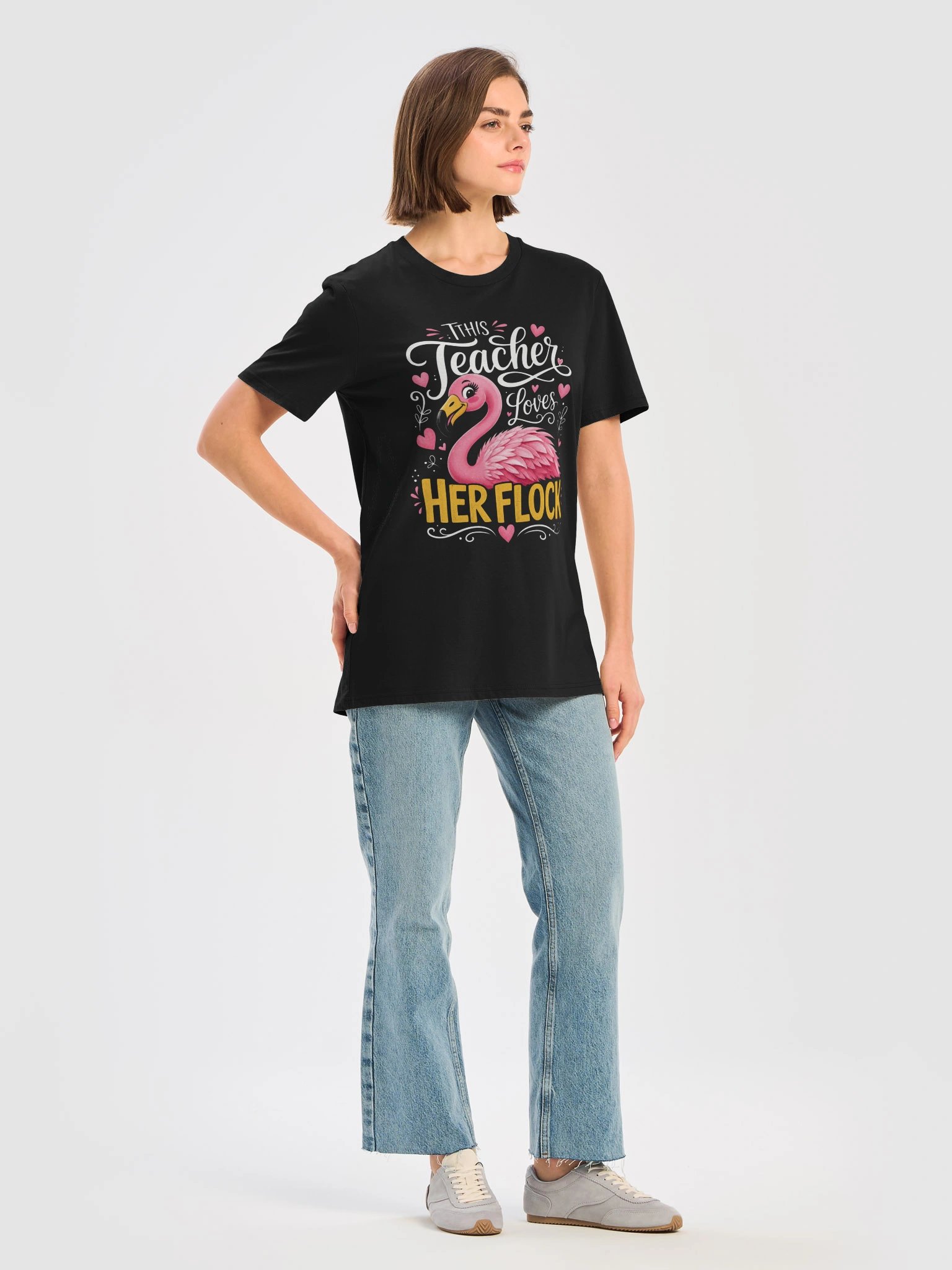 This Teacher Loves Her Flock T-Shirt product image (1)