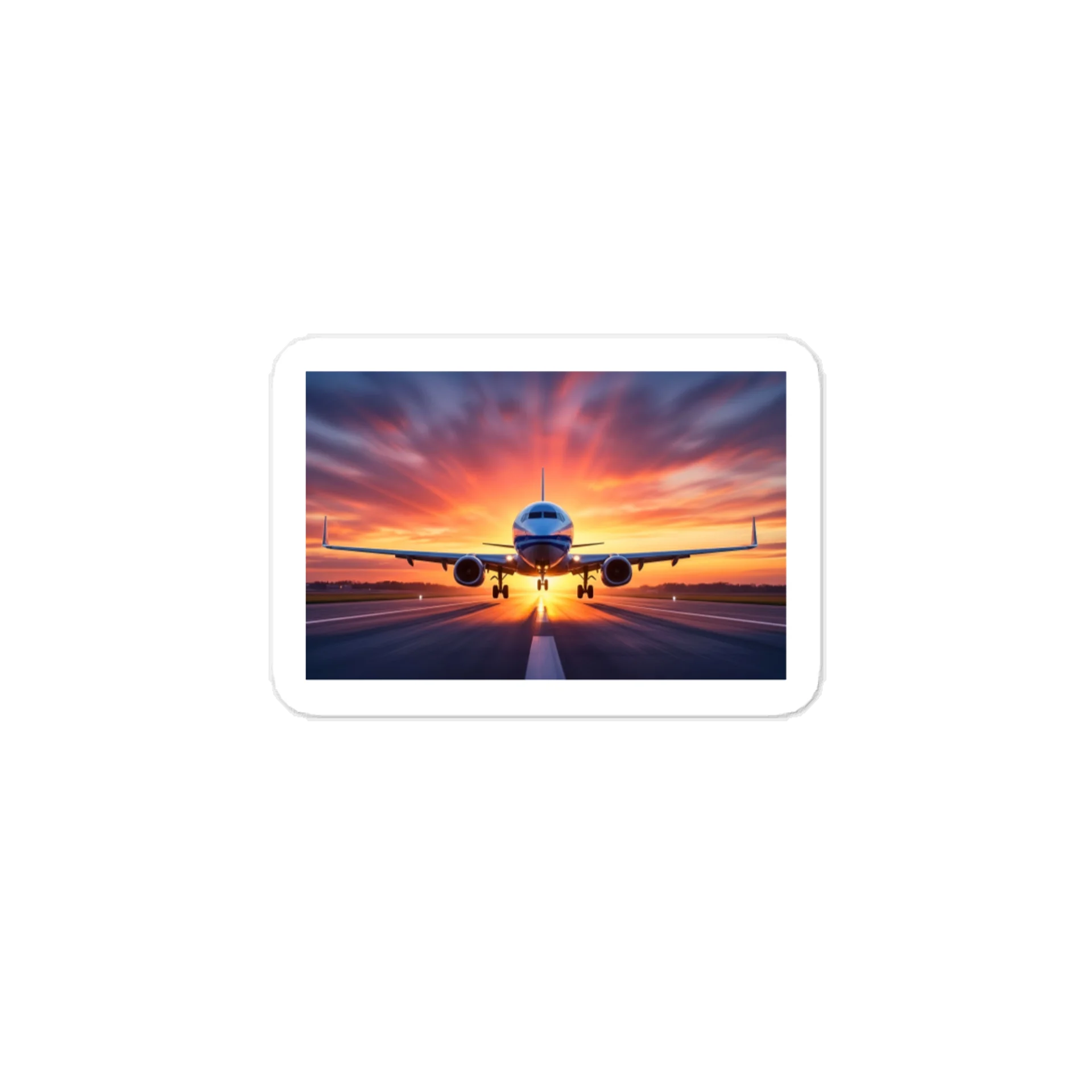 Full Throttle At Sunrise Sticker product image (2)