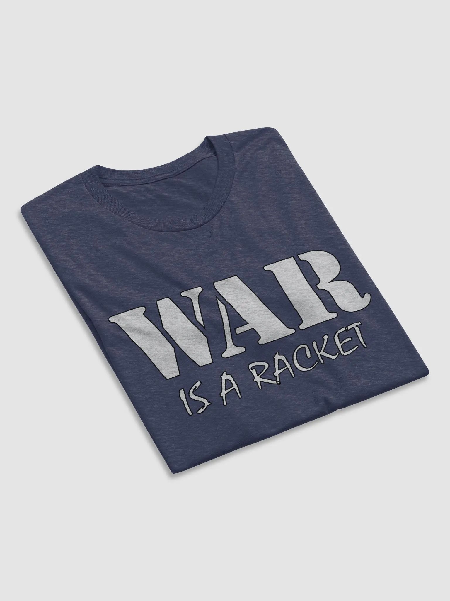 War Is A Racket - Bella+Canvas Triblend Short Sleeve T-Shirt product image (4)