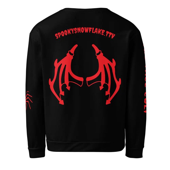 'SPOOKYSNOWFLAKE' Recycled Unisex Sweatshirt product image (2)