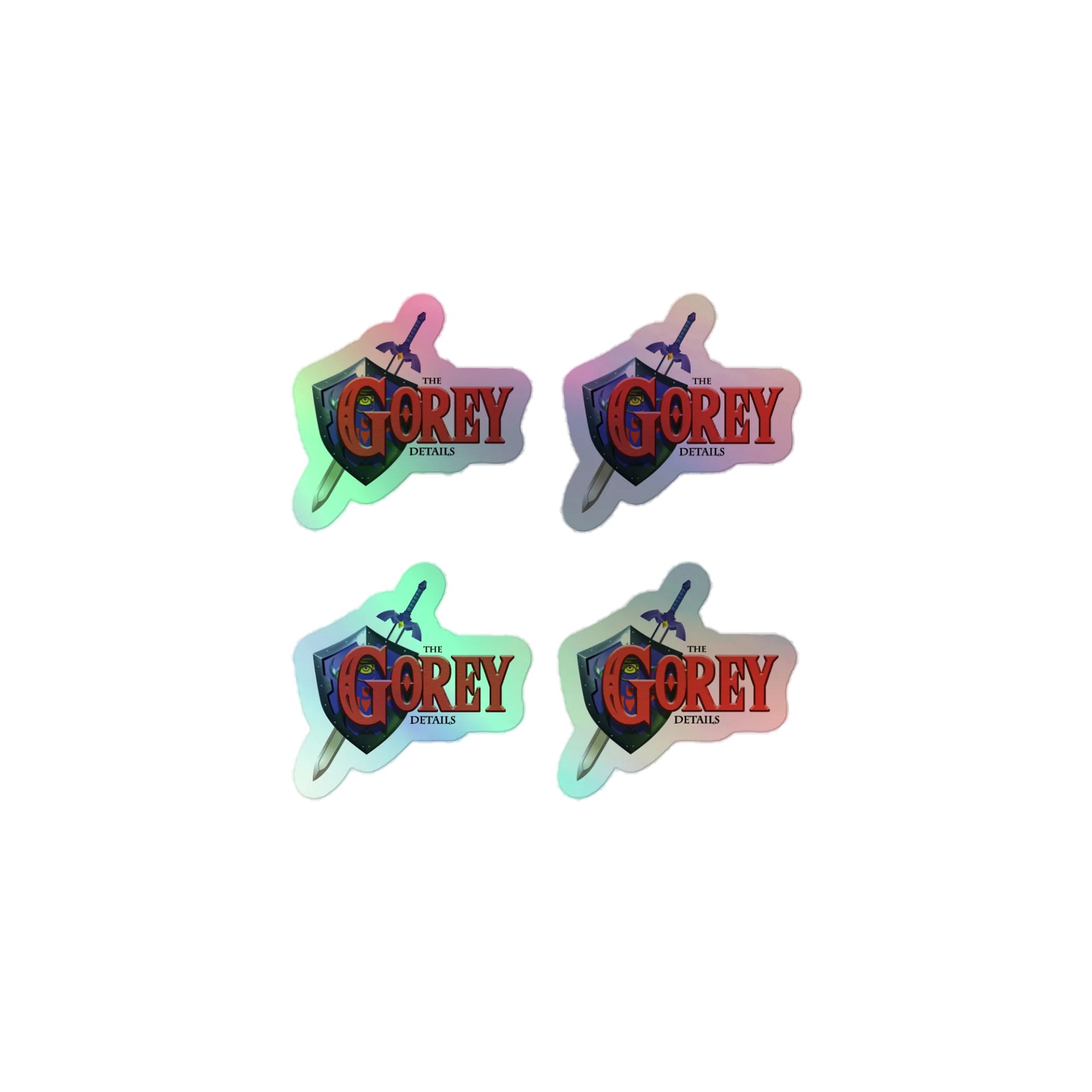 Hero of Time - Kiss-Cut Holographic Sticker Sheet product image (1)