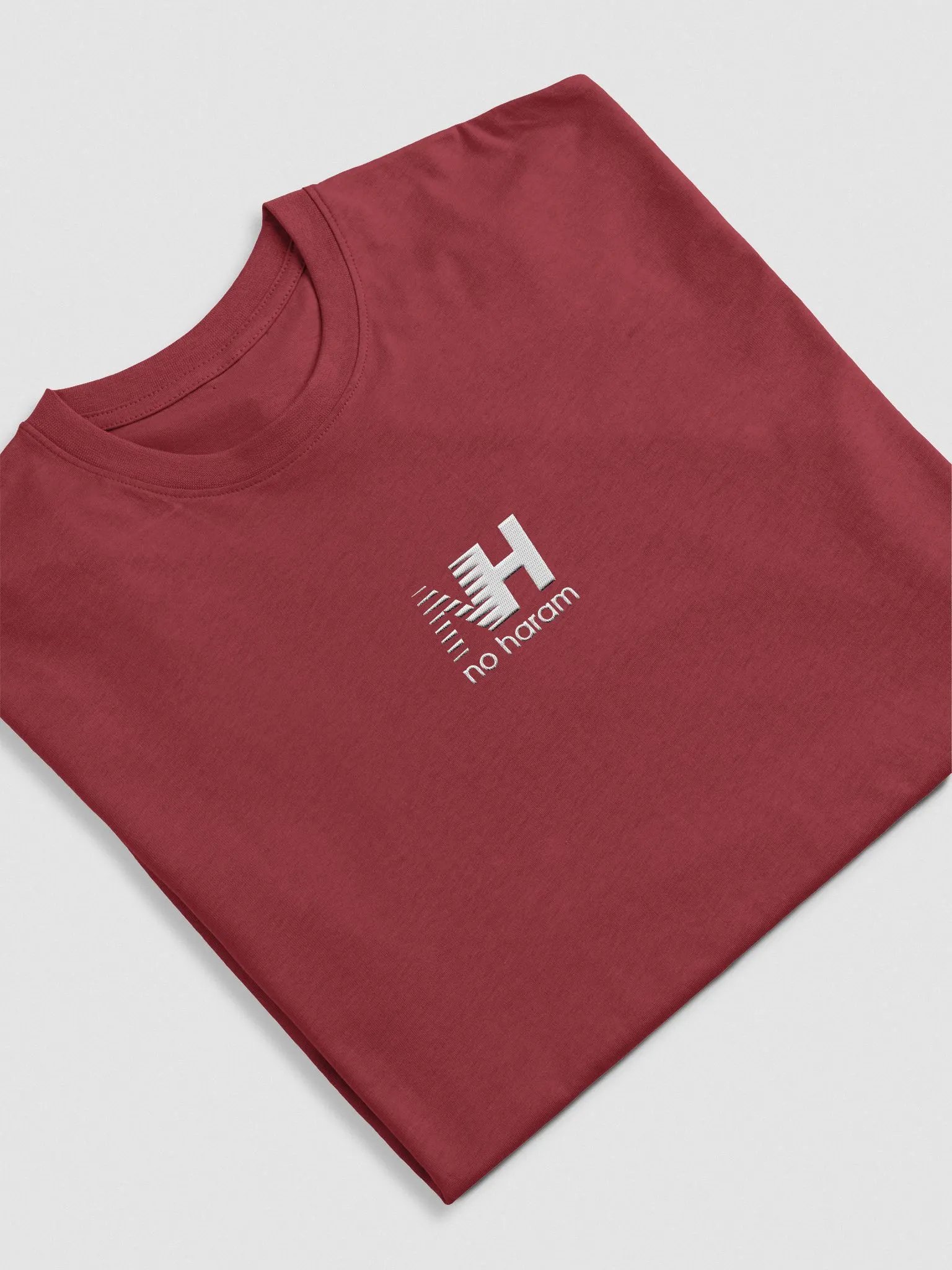 No Haram Muslim T-shirt Premium Embroidered product image (1)