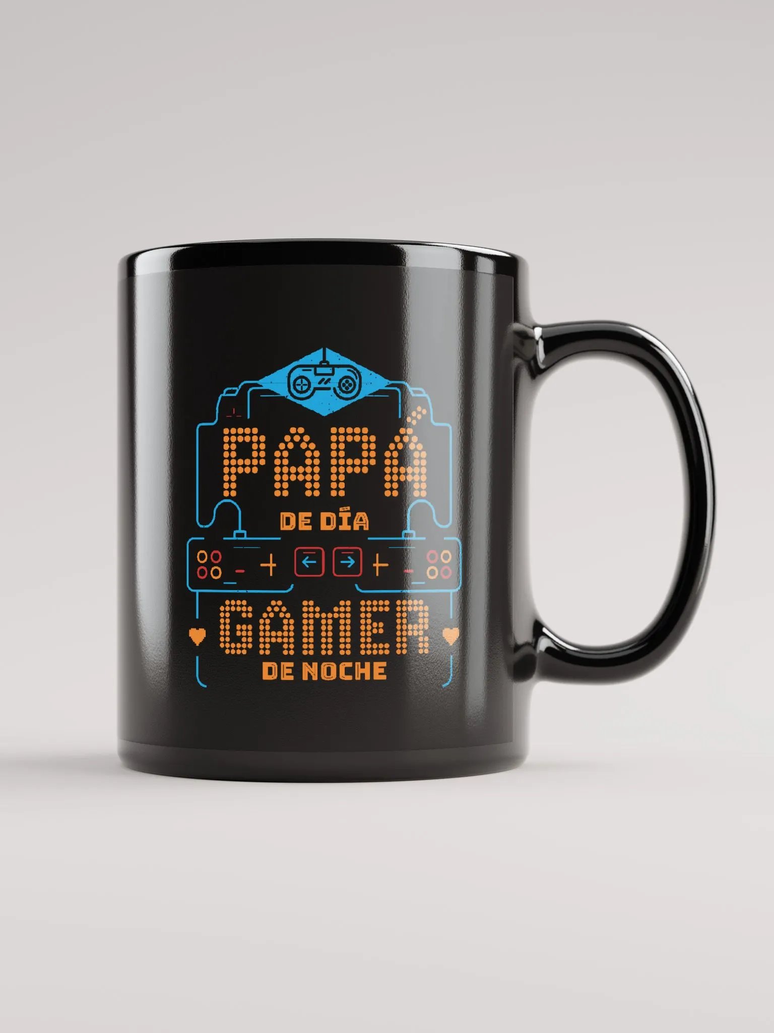 Papá de Día Gamer de Noche | Black Mug product image (1)