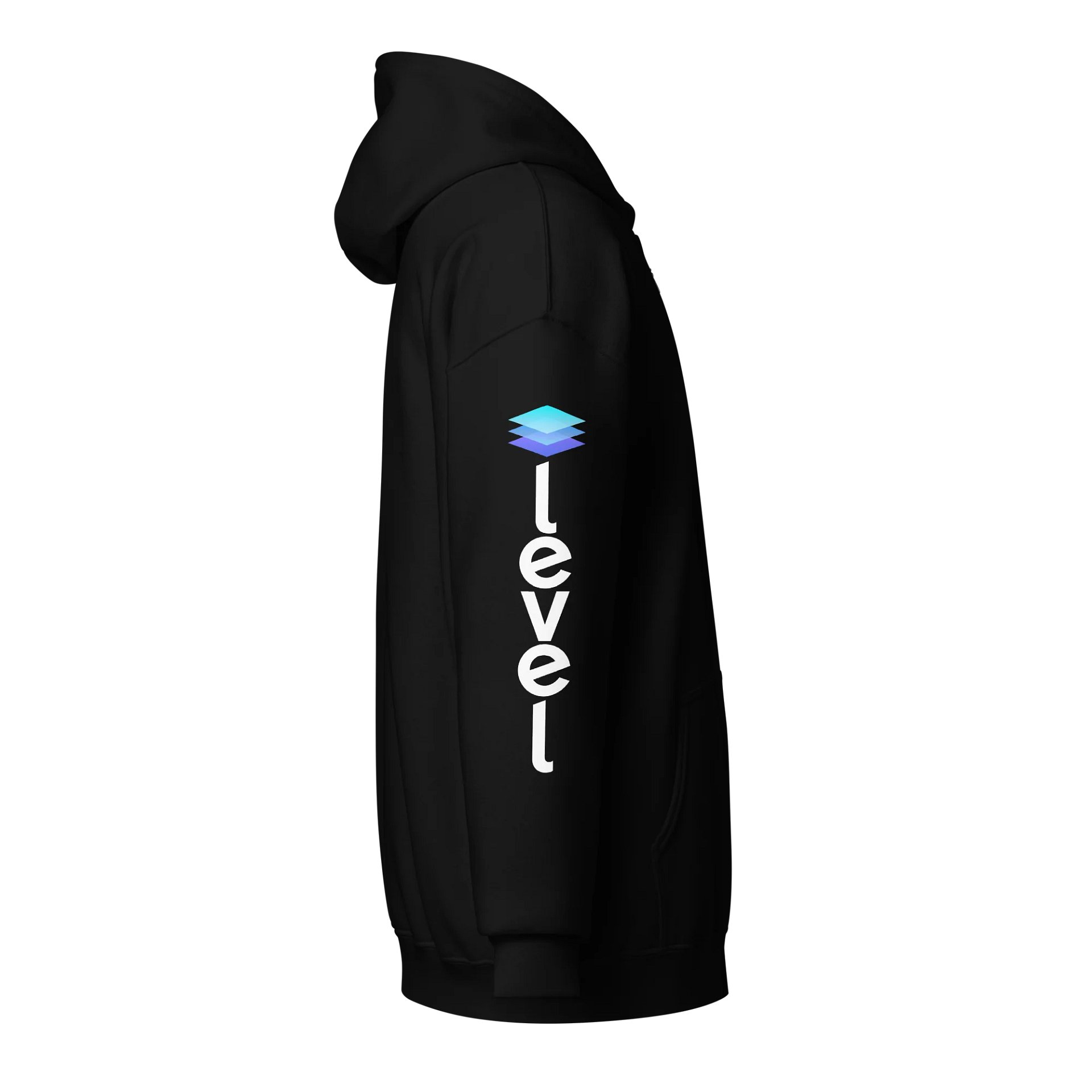 Level Zip Hoodie - Dark (Sleeve Print) product image (4)