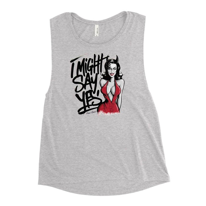 I might say yes devilish hotwife flowy tank top product image (34)