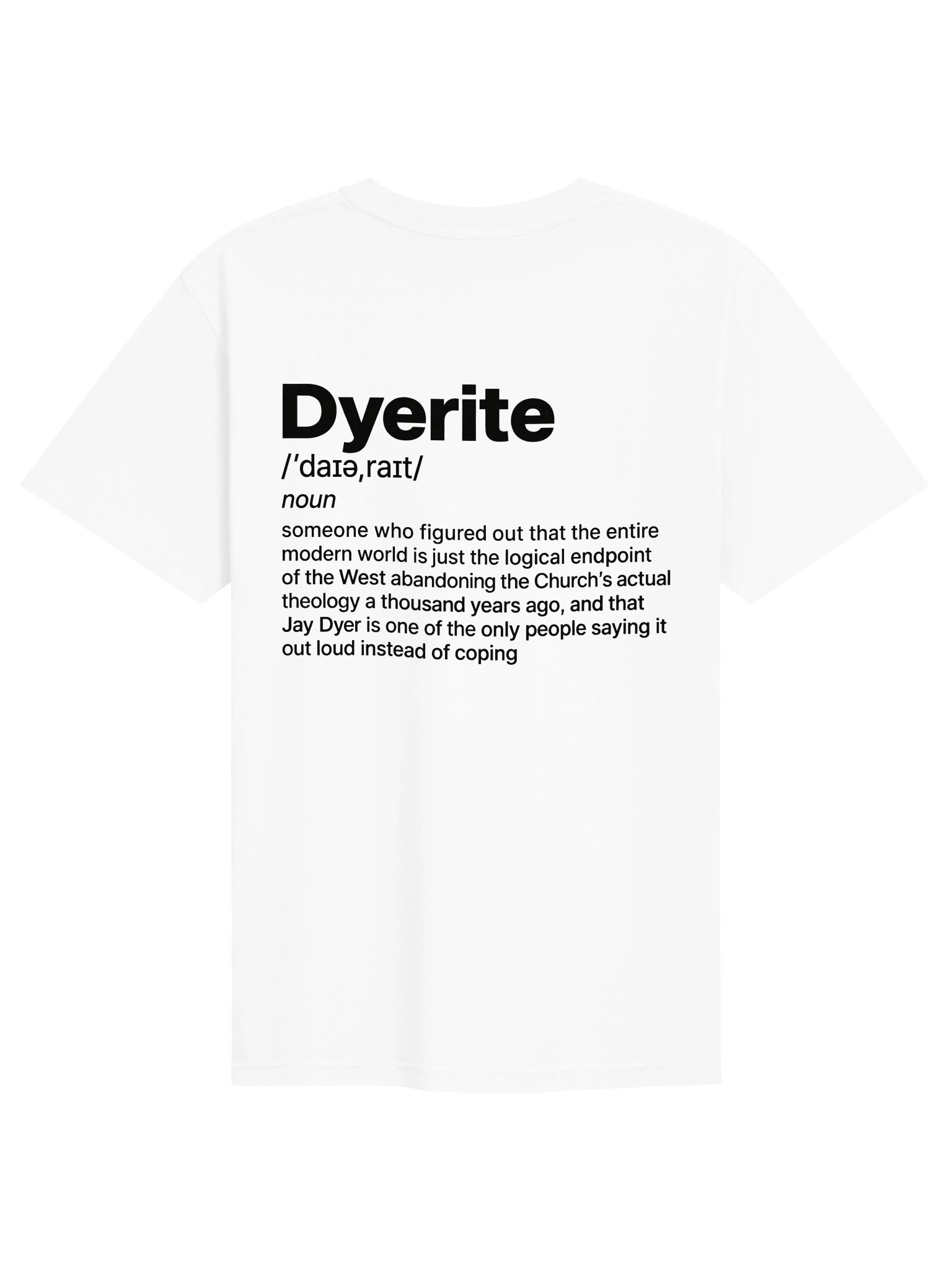 Dyerite Definition Tee product image (1)