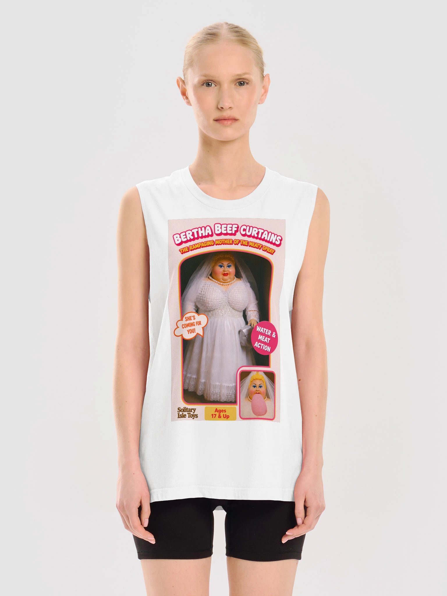 666 Toys | Bertha Beef Curtains | Bella+Canvas Unisex Muscle Tank product image (1)