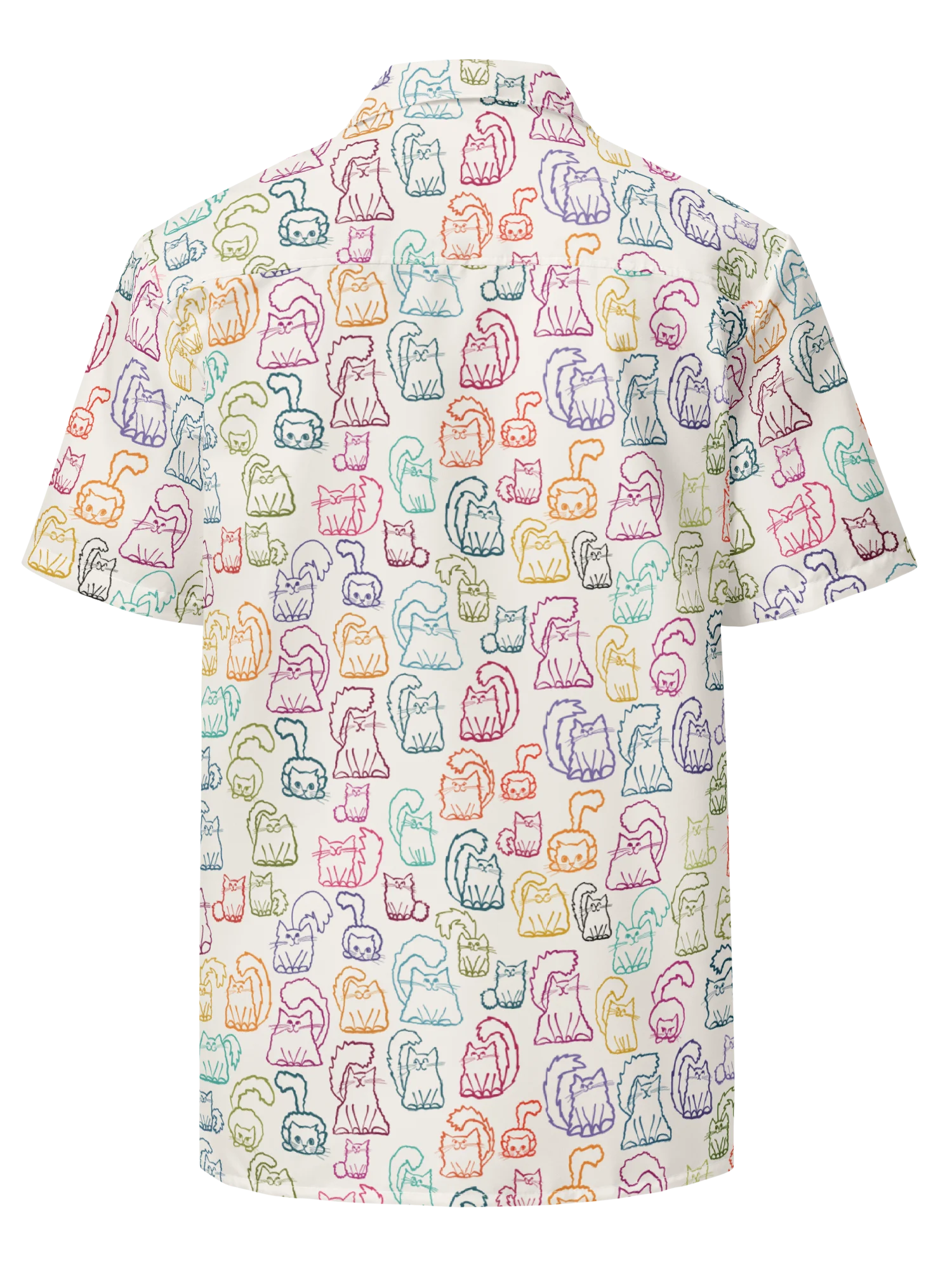 Lots-a-Kitties Oversized Button-Down Shirt product image (2)