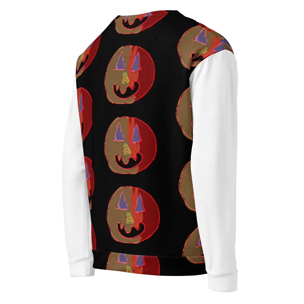 Spooky Faces All-Over Sweatshirt product image (6)