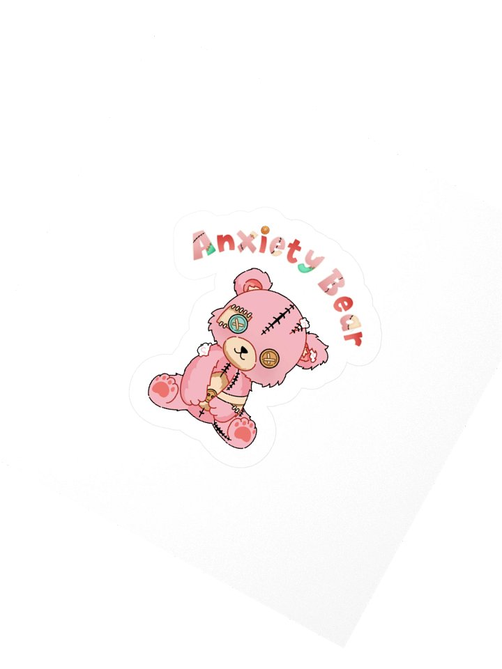Anxiety Bear Sticker product image (2)