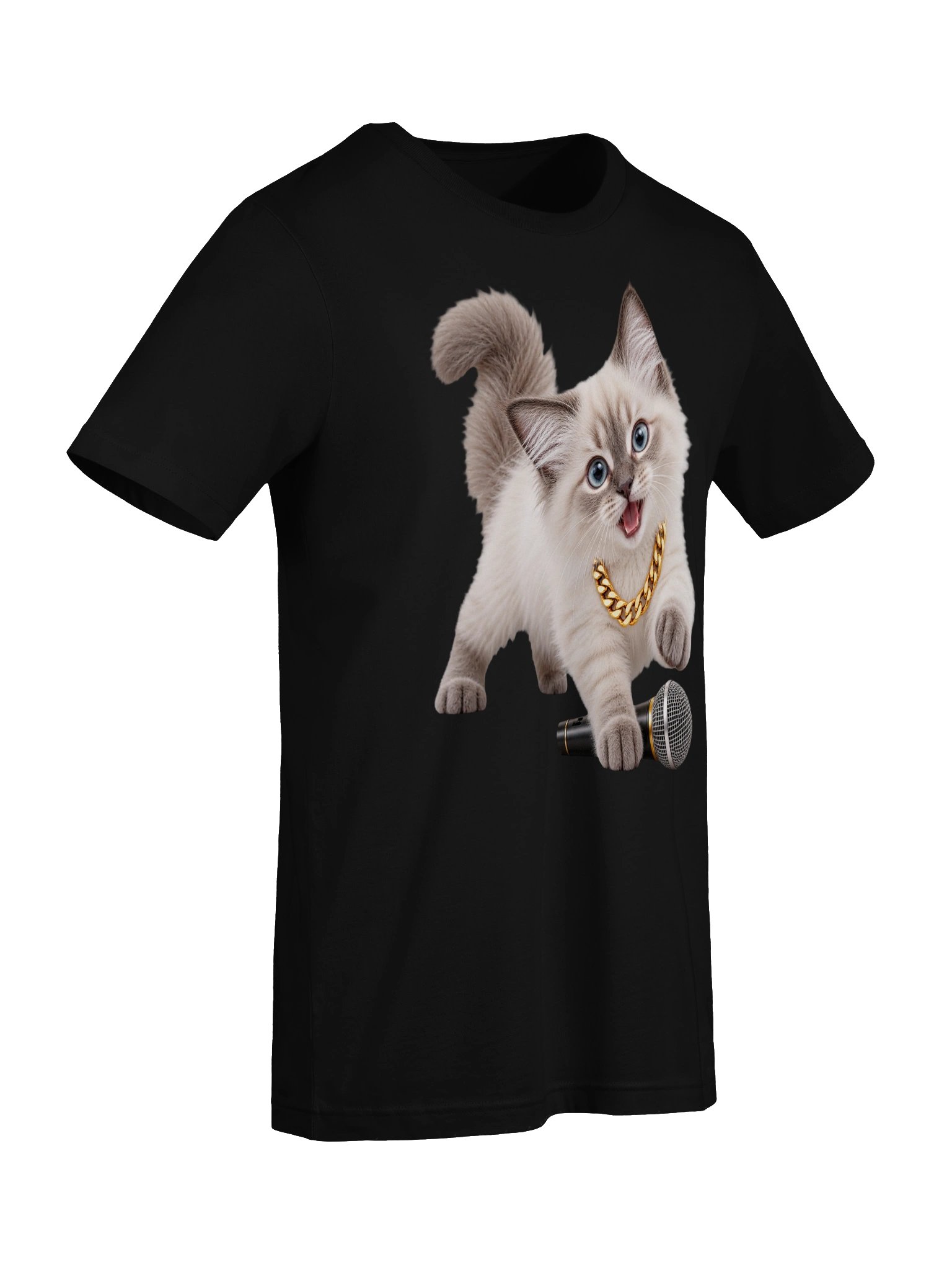 Hip Hop Munchkin Kitten – 11 Color Unisex Tee product image (74)