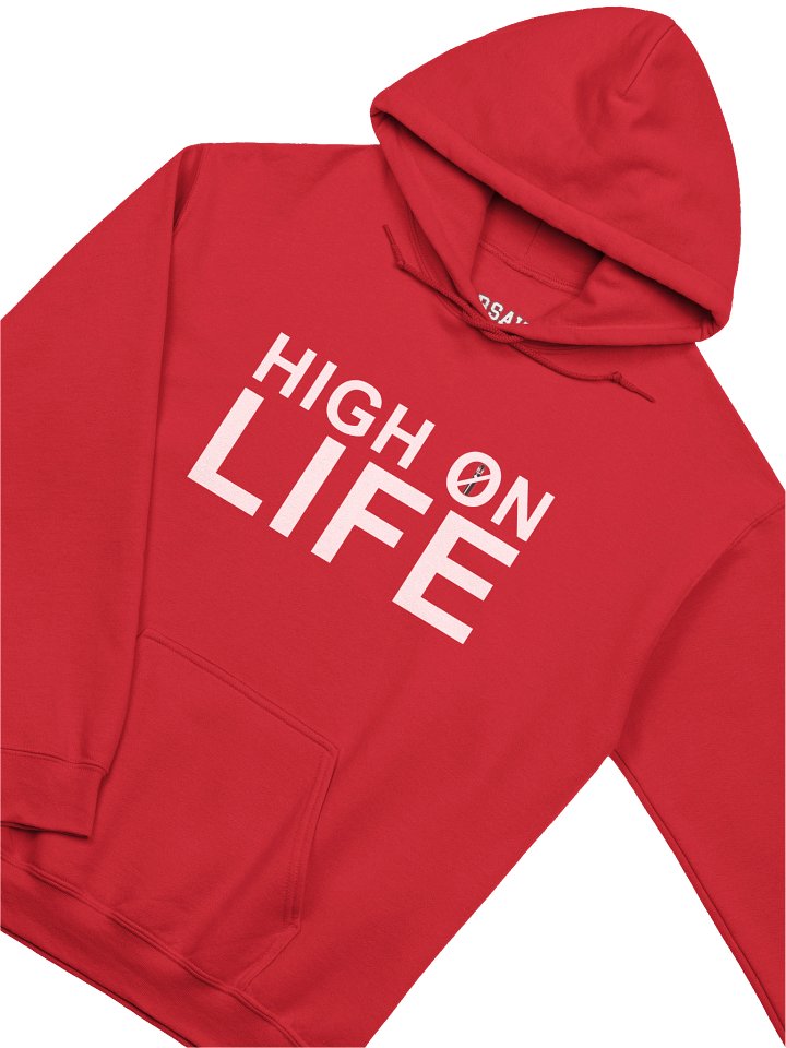 High On Life Red Hoodie product image (2)
