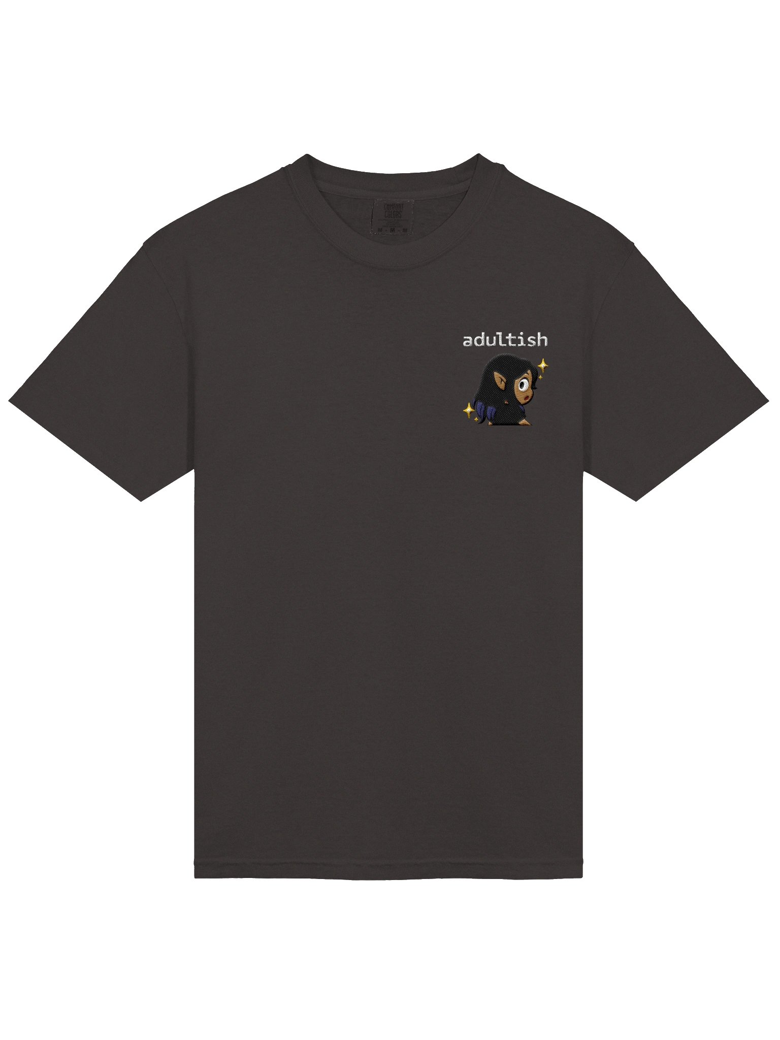 adultish - embroidered tee product image (21)