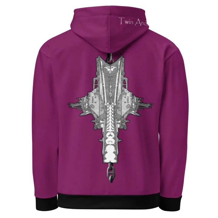 Mirrored Foss Tug & Barge Bridal Chain (Eggplant) – Performance Marine Wear | Twin Anchor Apparel North Current Line product image (1)
