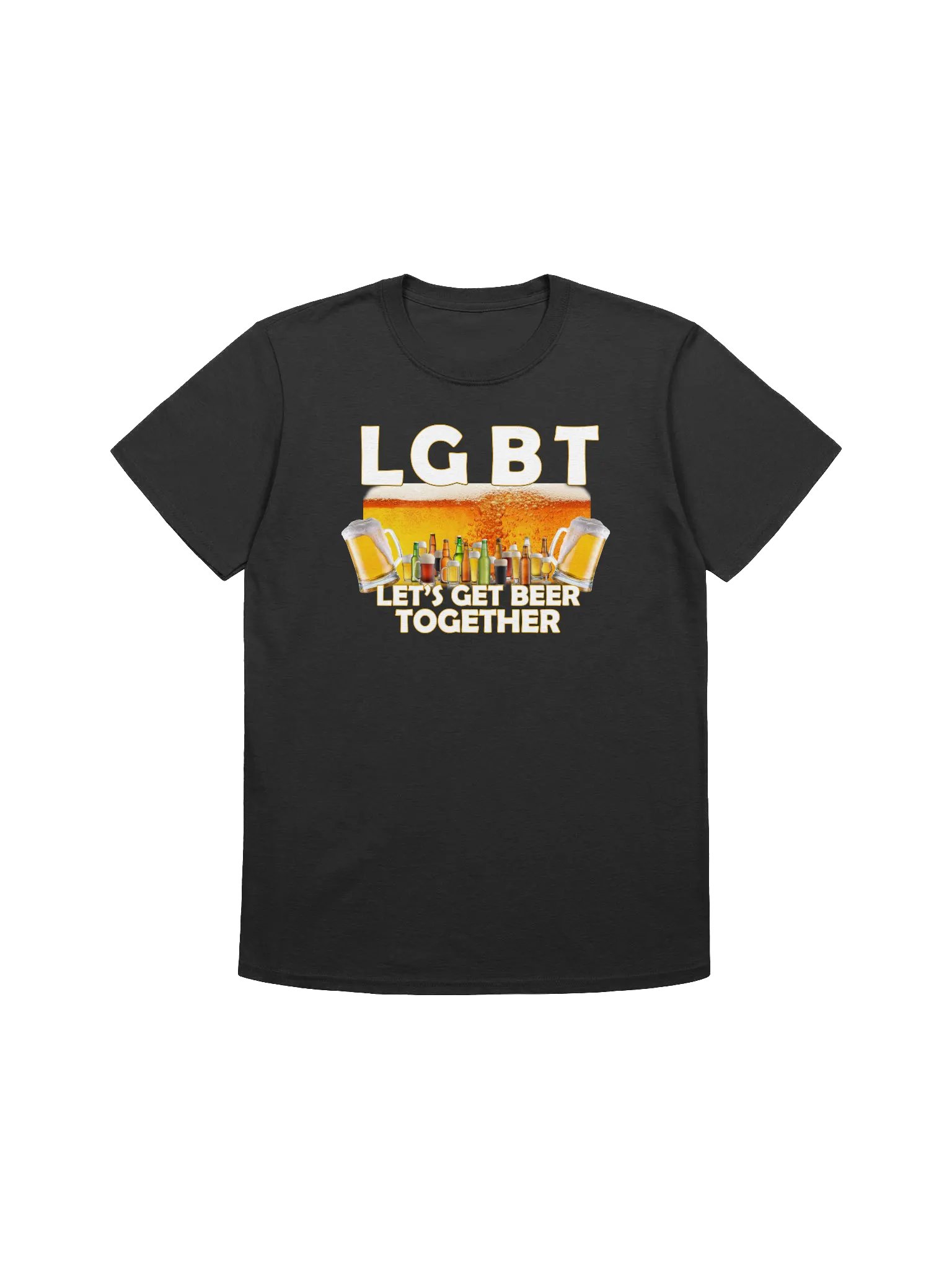 LGBT Let's Get Beer Together T-Shirt product image (2)