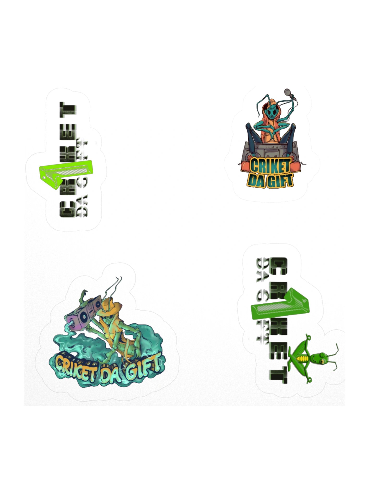 Criket Da Gift Kiss-Cut Sticker Pack product image (1)