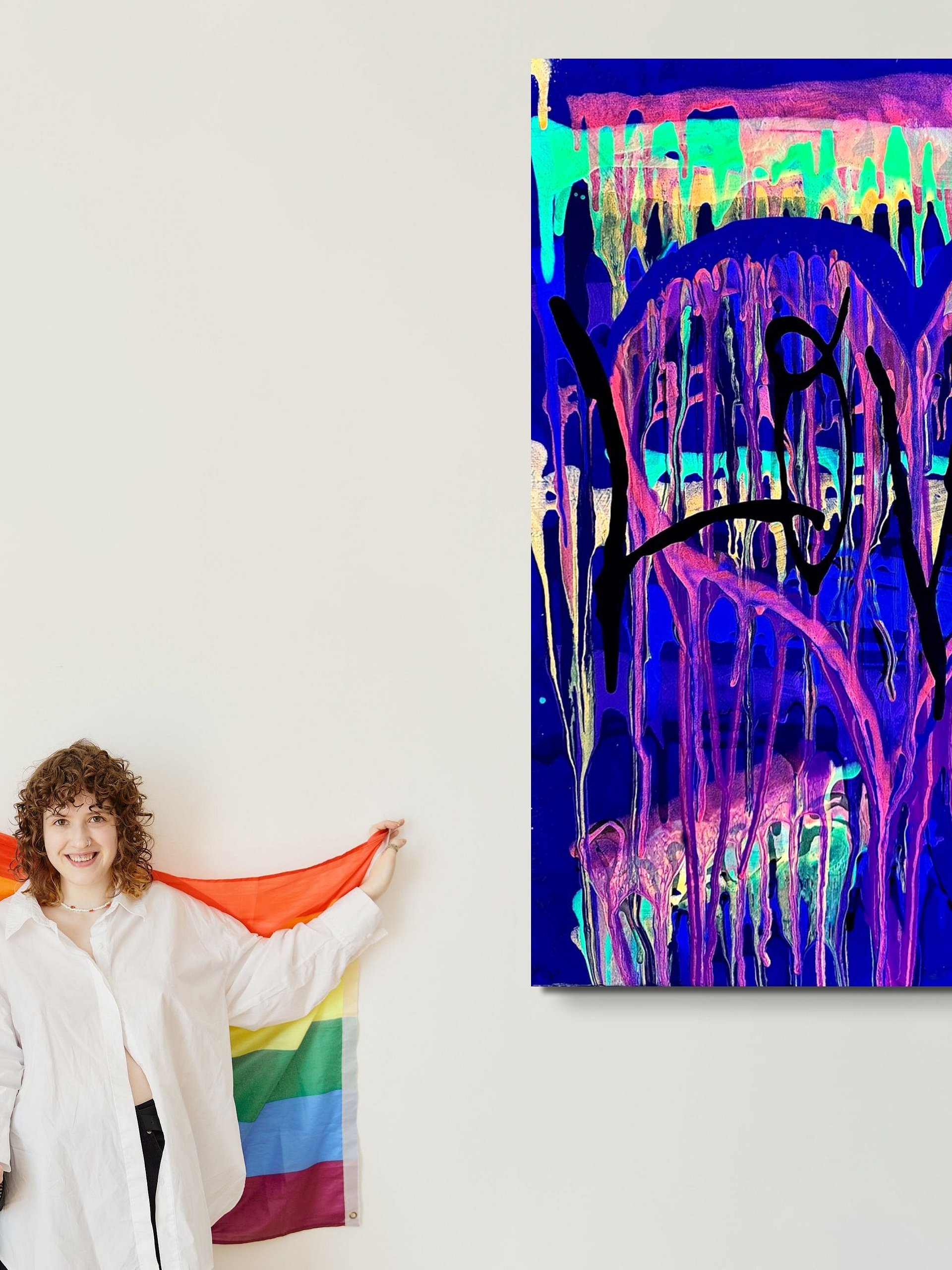 Graffiti Heart Gallery Canvas UV Print product image (5)