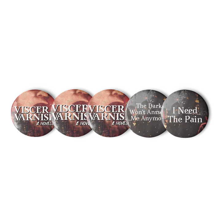 VISCERA VARNISH Button Set product image (1)