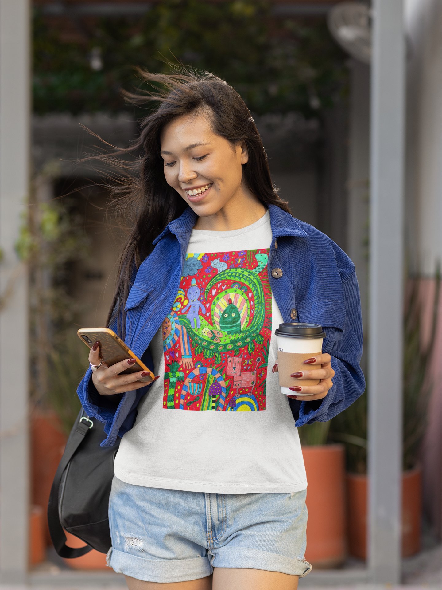 Abstract Doodles Imagination Tee product image (10)