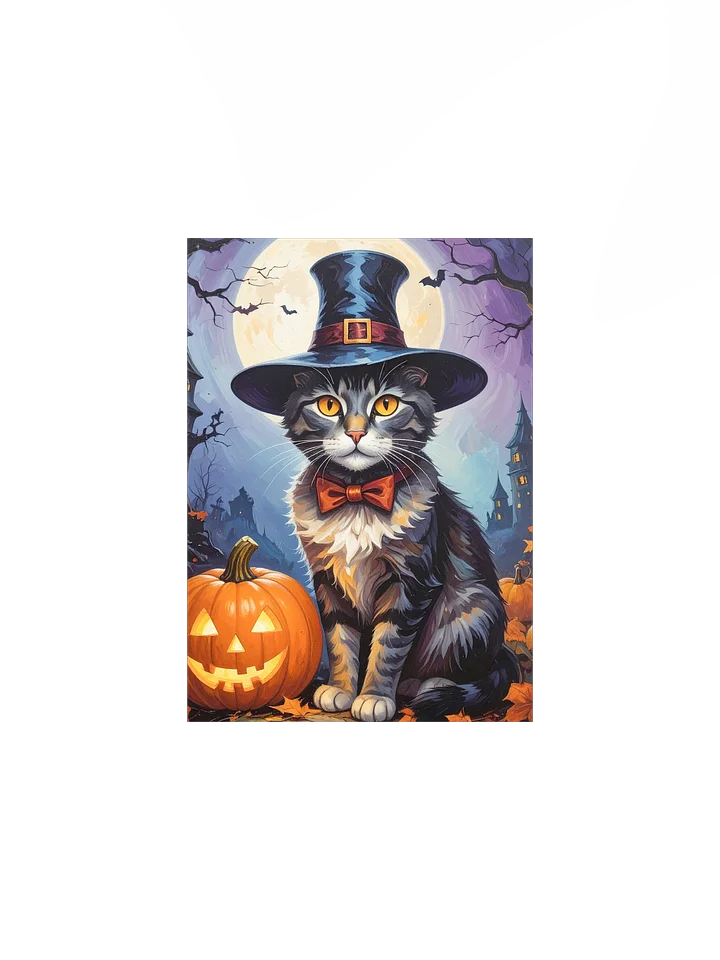 Halloween Cat with Pumpkin product image (3)
