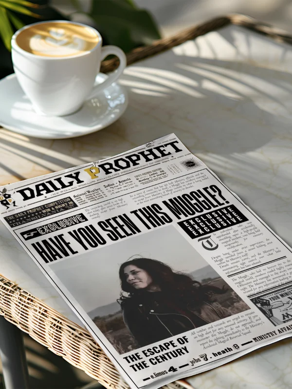 Magical Have You Seen This Witch? Newspaper 100% Customizable Template Bundle product image (4)