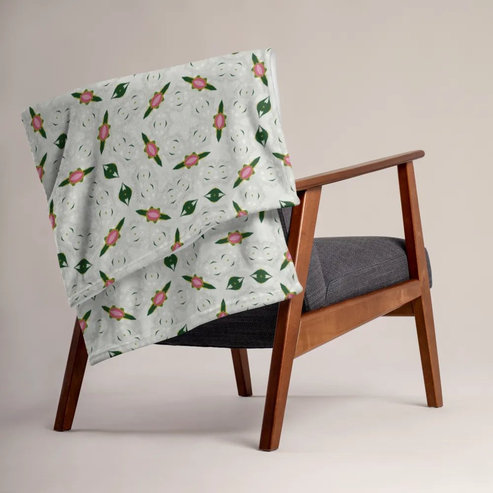 Unique Lips & Eyes Circular Pattern Throw Blanket product image (6)