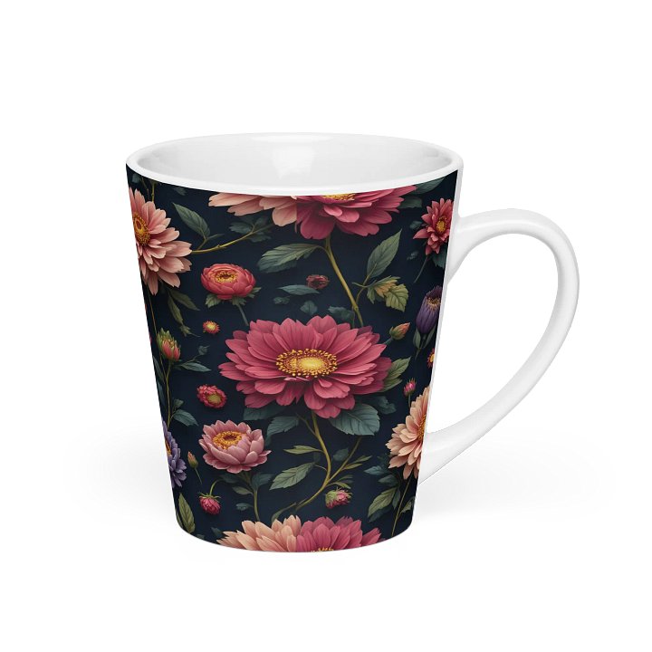 Floral Coffee Mug – Pink Blossom Ceramic Latte Cup for Kitchen & Dining Décor product image (2)