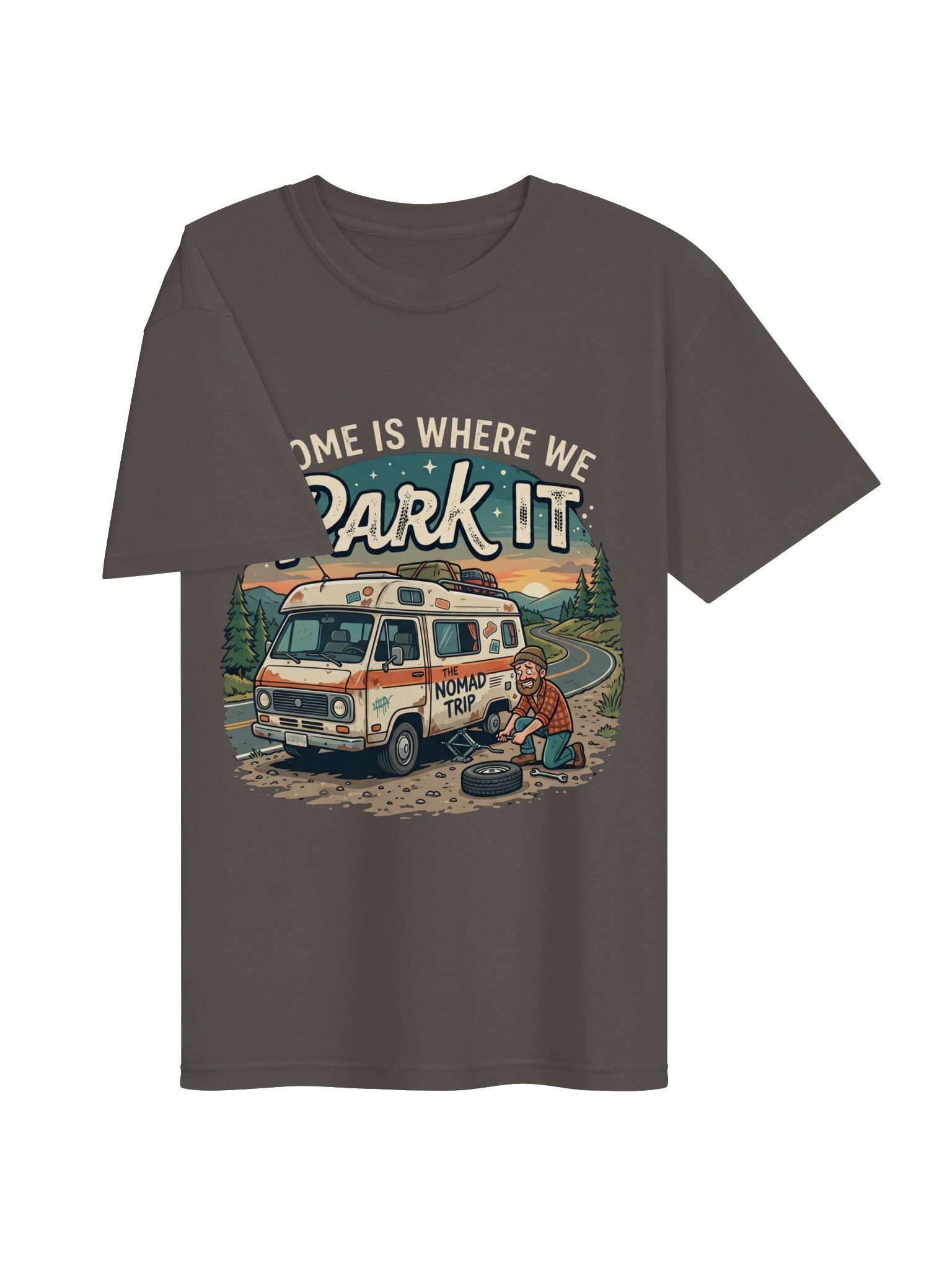 The "Home Is Where We Park It" Premium Tee product image (28)