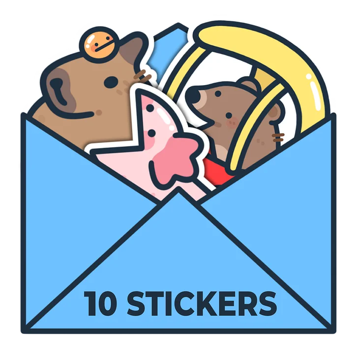 10 RANDOM MYSTERY STICKERS product image (1)