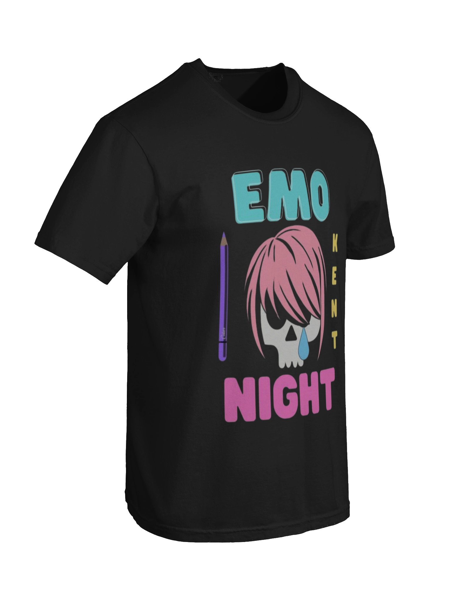 Emo Night Kent Sad Skull Shirt product image (8)
