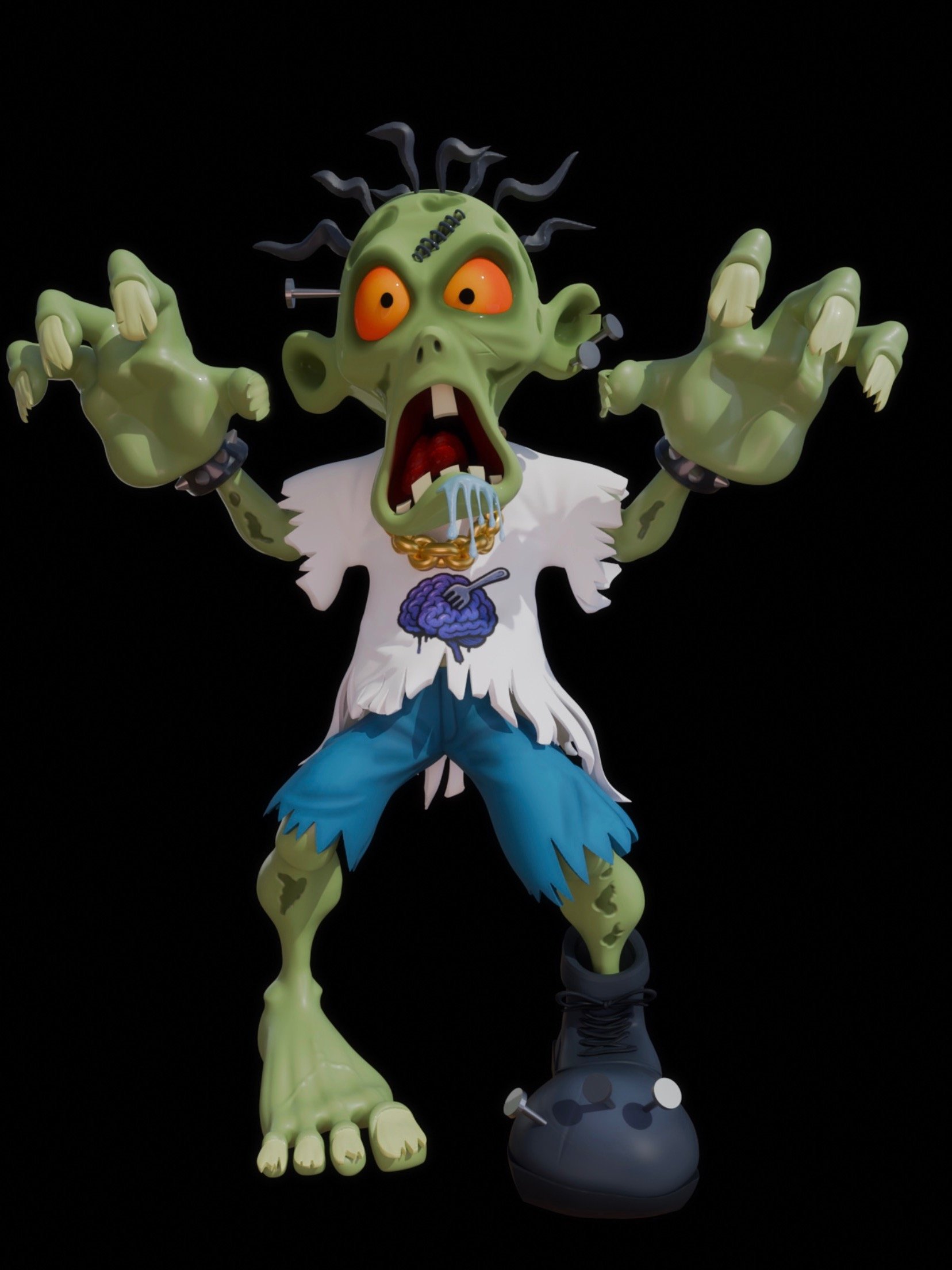 Sculpting a Zombie in zBrush Step by Step Tutorial product image (1)