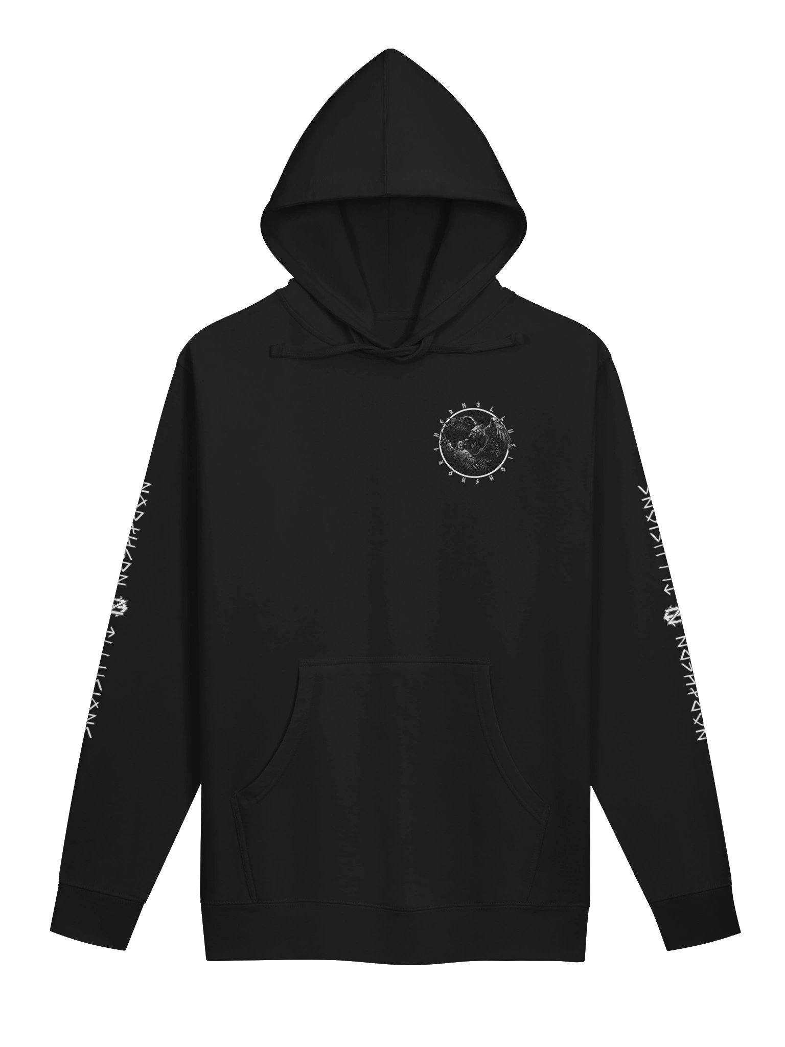 NORTHERN ILLUSIONS - Huginn and Muninn (Raven) Hoodie product image (2)
