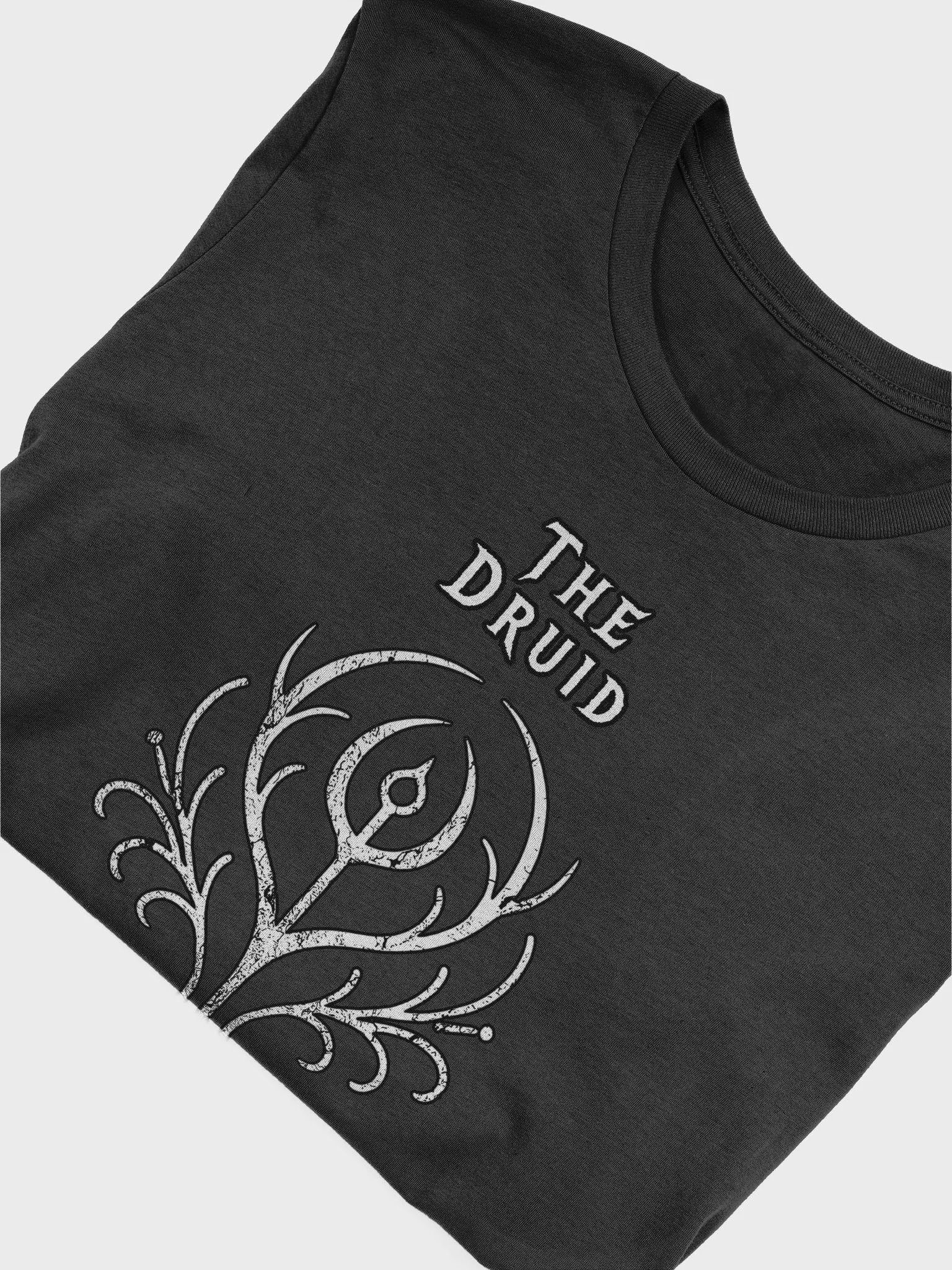Druid Shirt, Grunge Tarot-Inspired Roleplaying Class Symbol Tee product image (25)