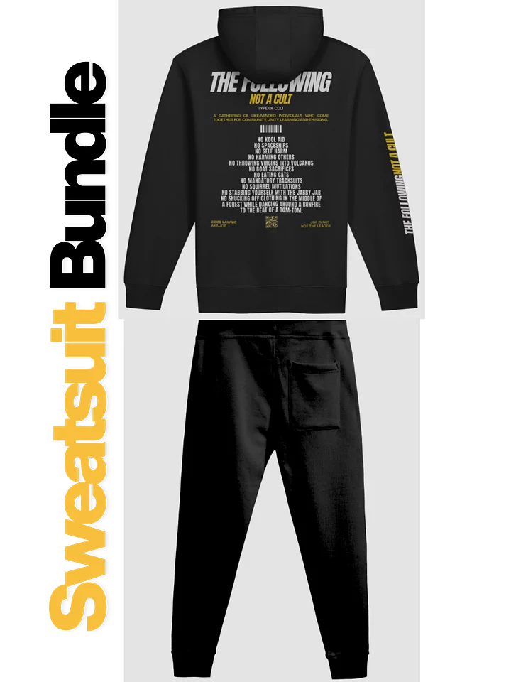 The Following Sweatsuit Bundle Offer - Black product image (2)